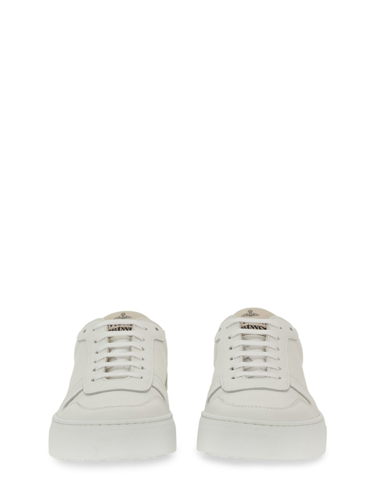 Shop Vivienne Westwood Sneakers With Logo In White