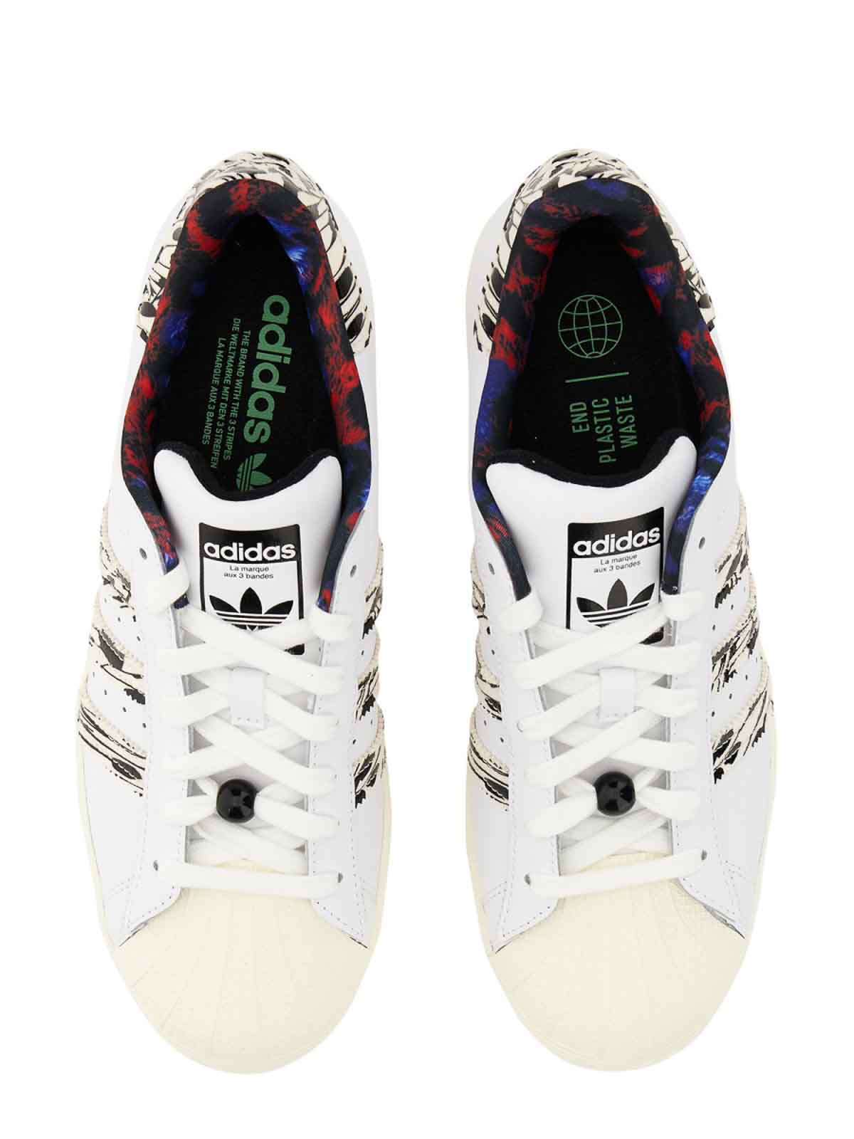 Shop Adidas Originals Superstar Sneakers In Multicolour