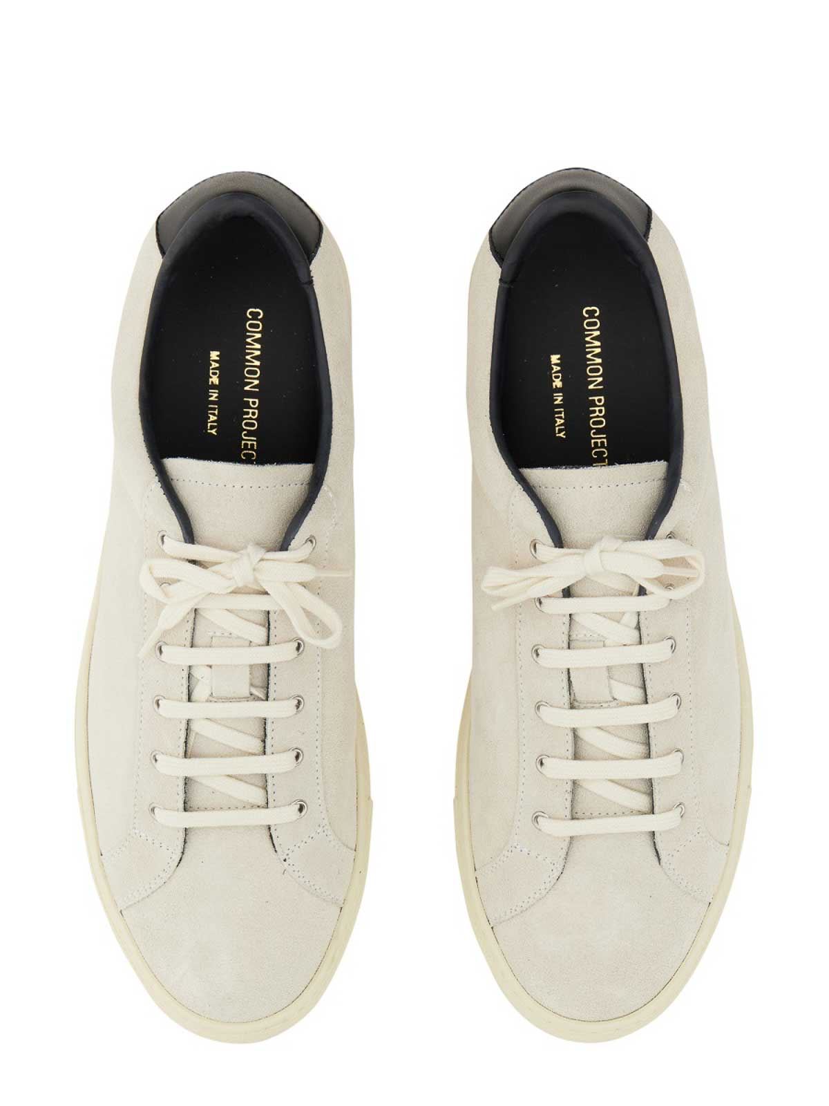 Shop Common Projects Zapatillas - Suede In White