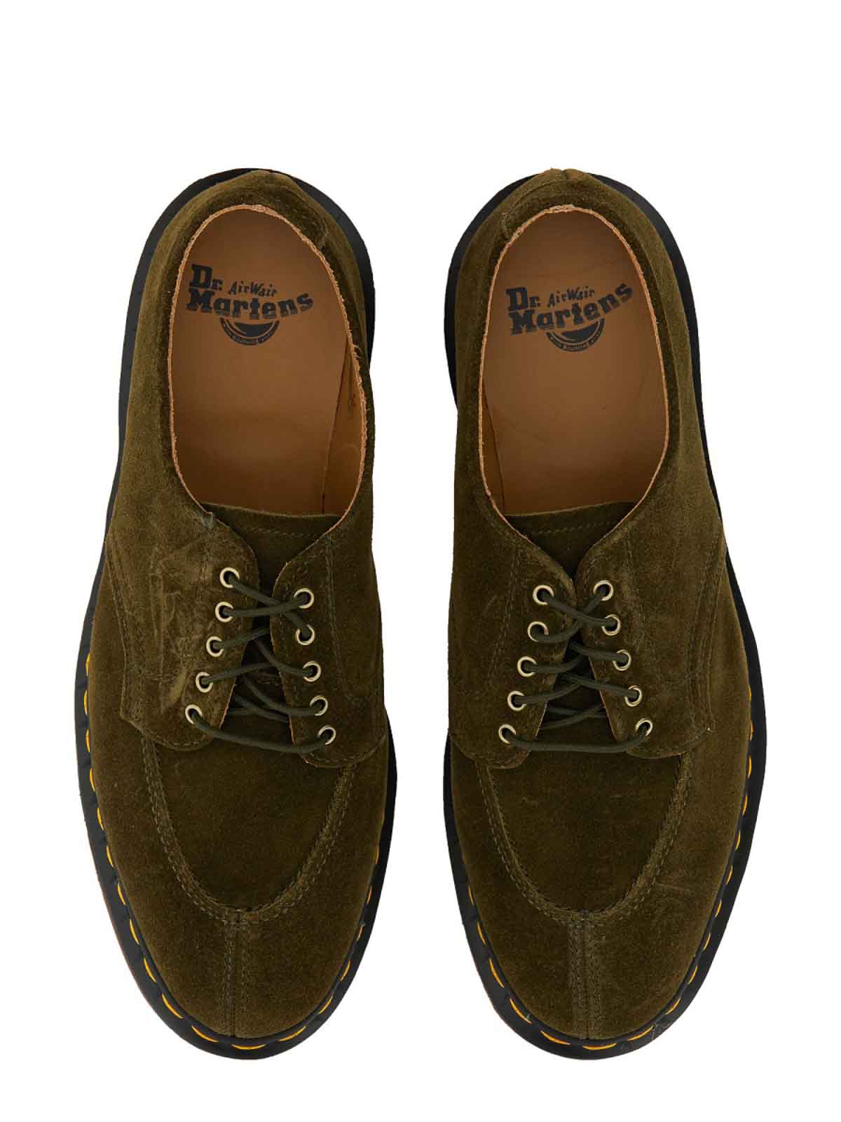 Shop Dr. Martens' Repello Suede Loafers In Green