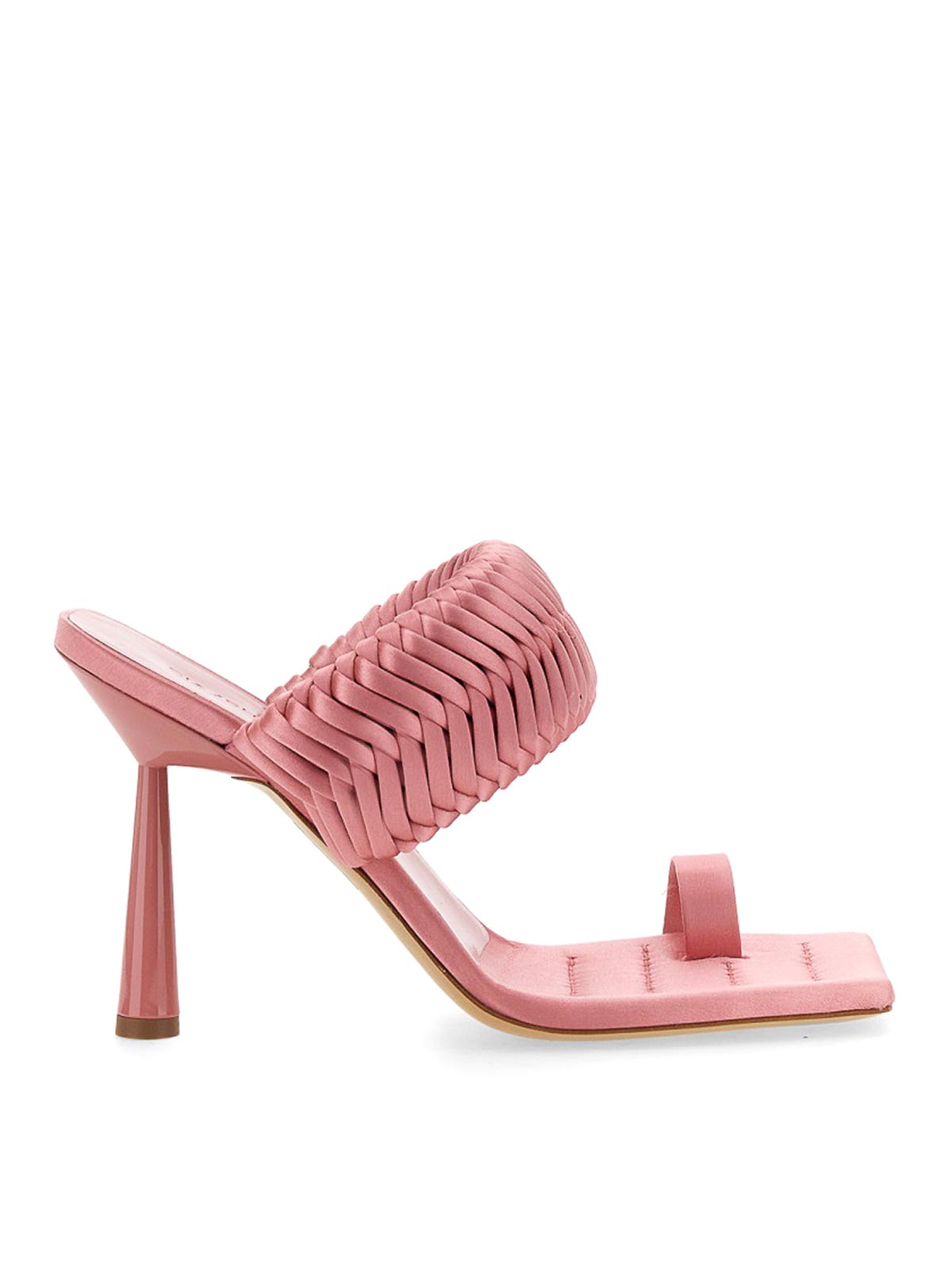 Shop Gia Borghini Rosie Sandals 1 In Nude & Neutrals