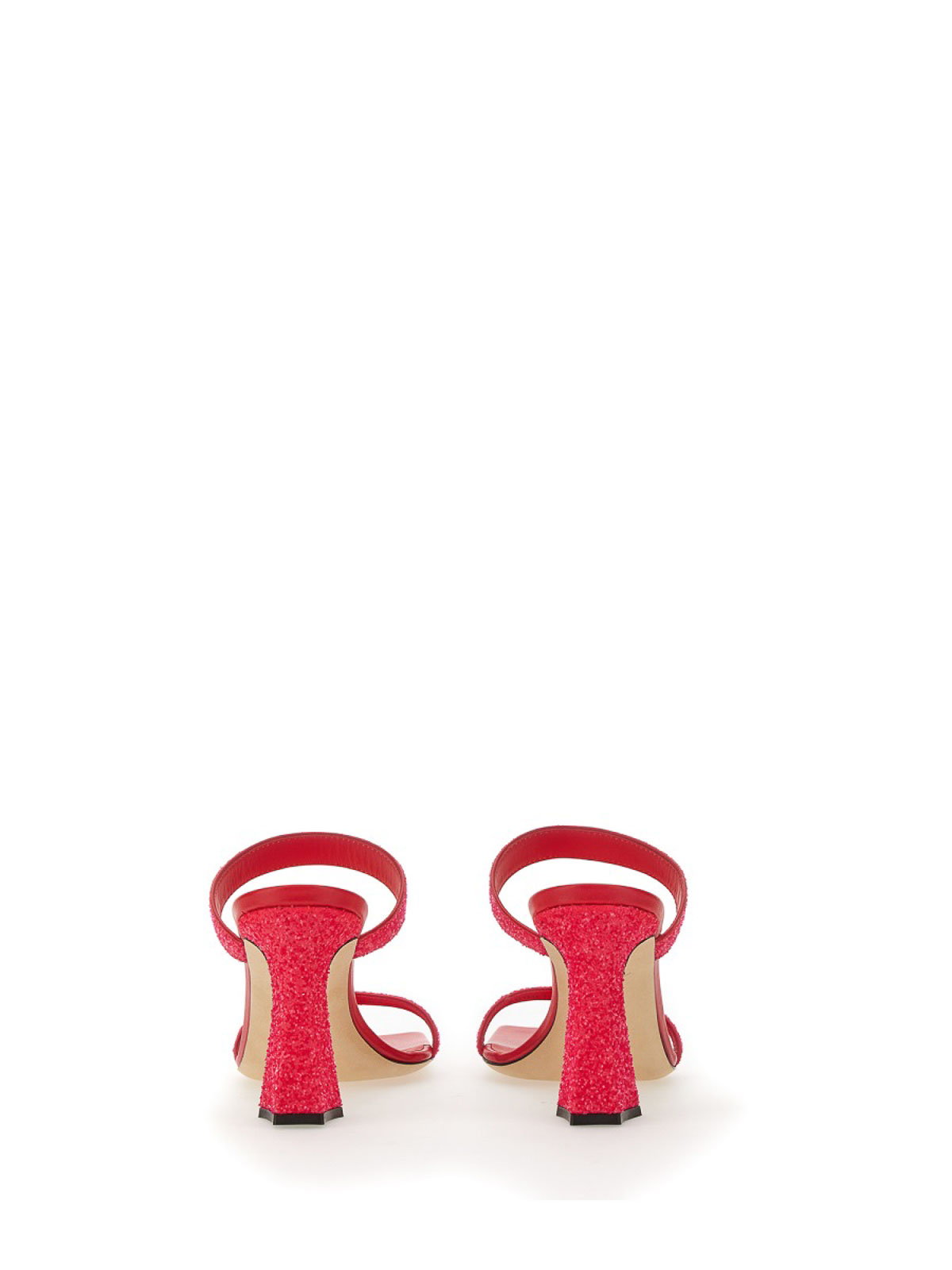 Shop Giuseppe Zanotti Mules With Glitter In Multicolour