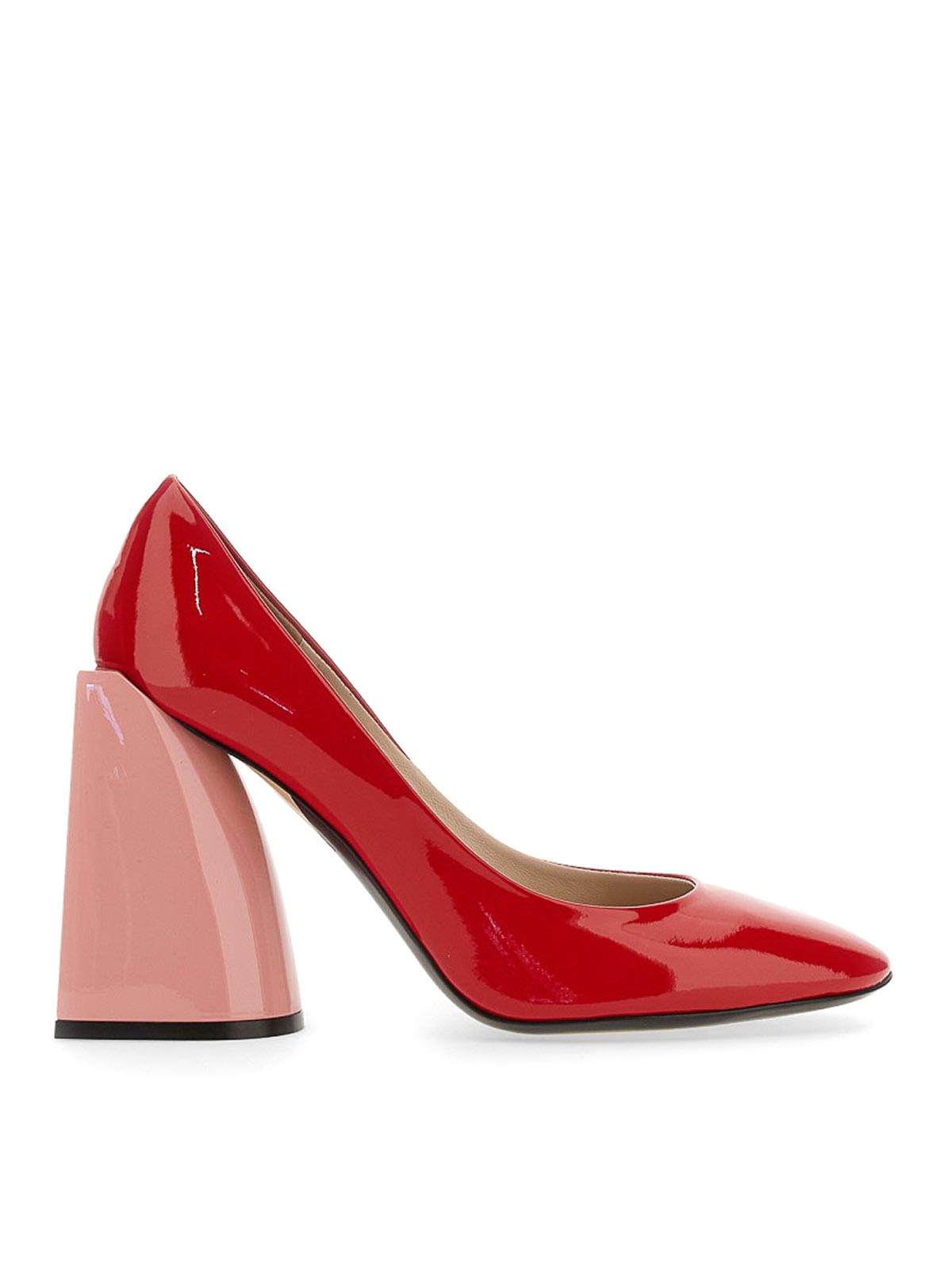 Shop N°21 Zapatos De Salón - Color-block In Red