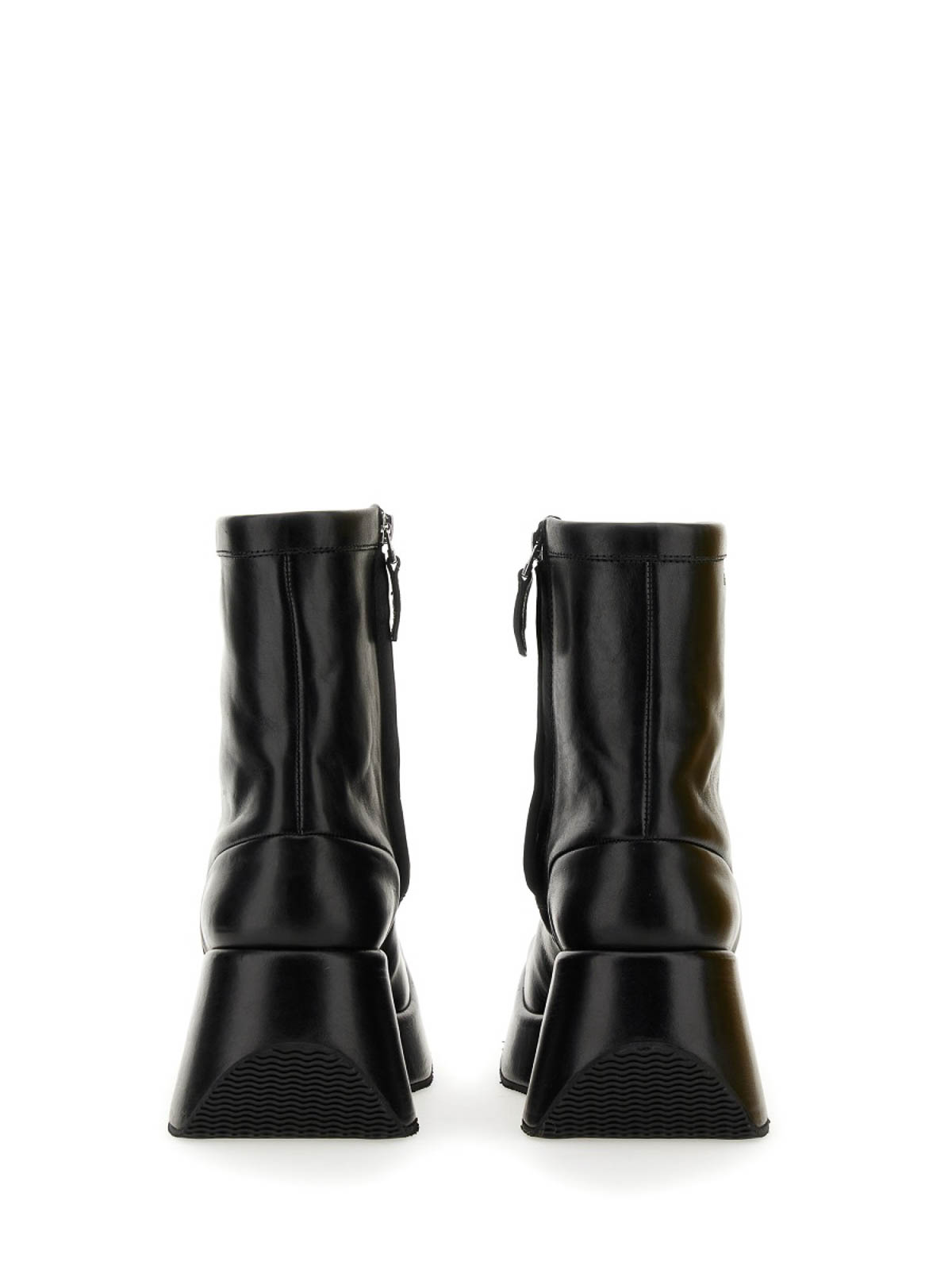 Shop Raf Simons Botas - Ankle Boot With Square In Black