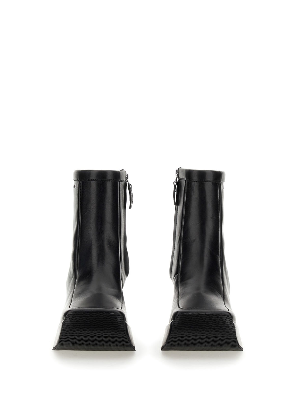 Shop Raf Simons Botas - Ankle Boot With Square In Black