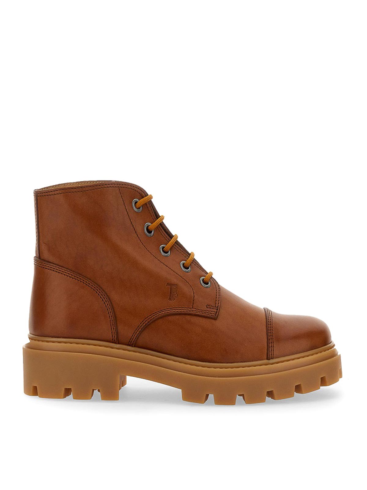 Shop Tod's Leather Boot In Brown