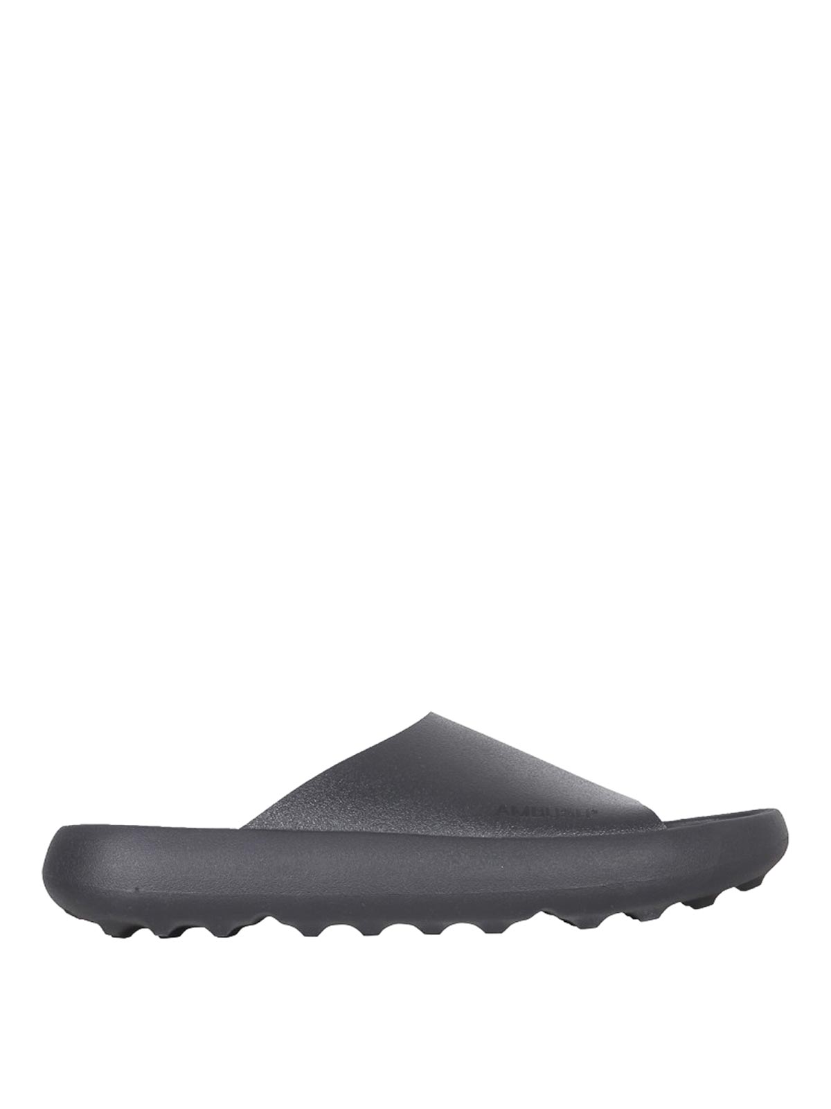Ambush Rubber Slide Sandals In Black