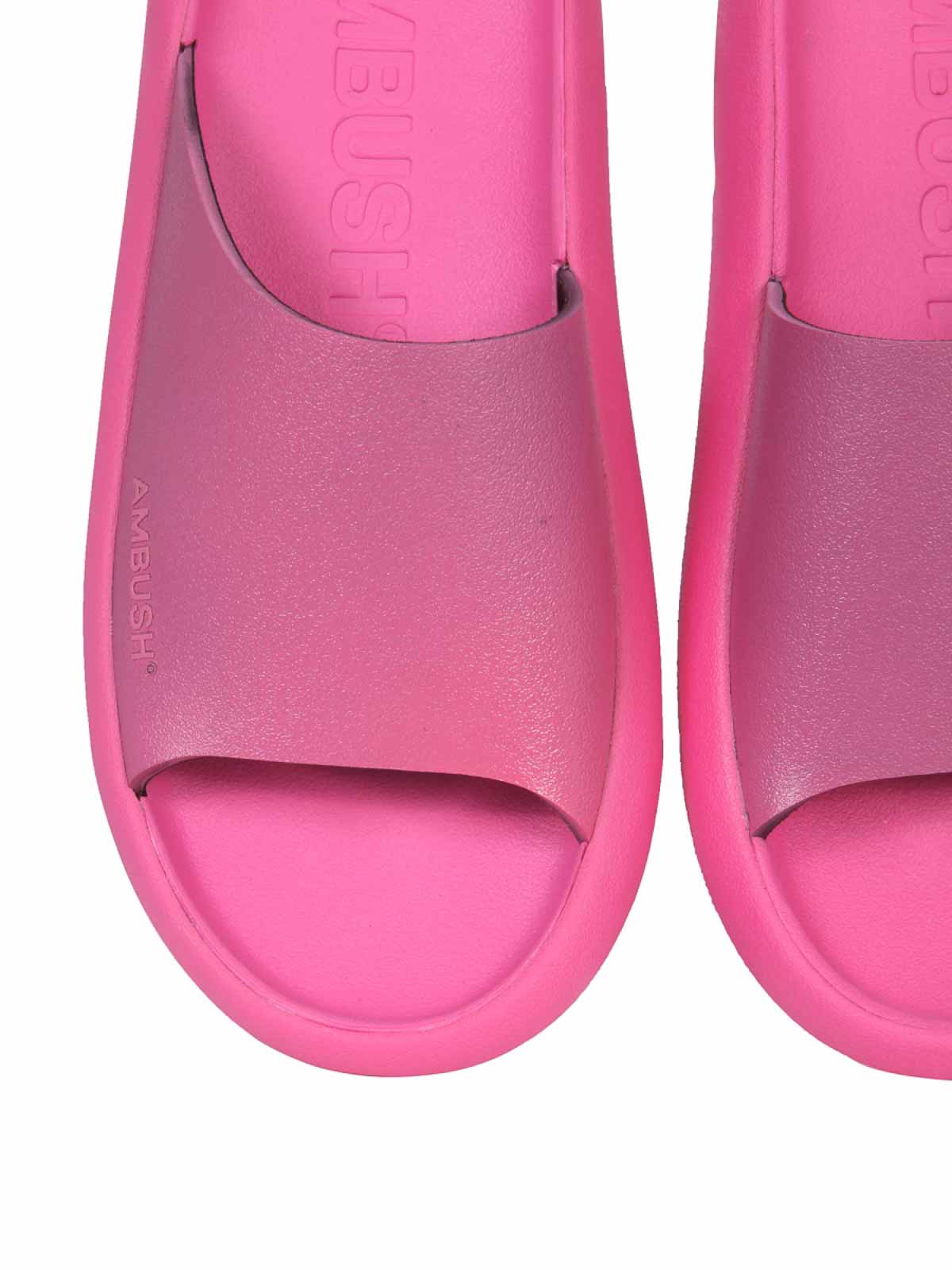 Shop Ambush Rubber Slide Sandals In Multicolour
