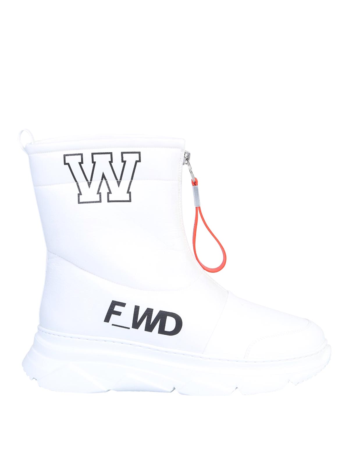 Shop Fwrd Leather Boot In White