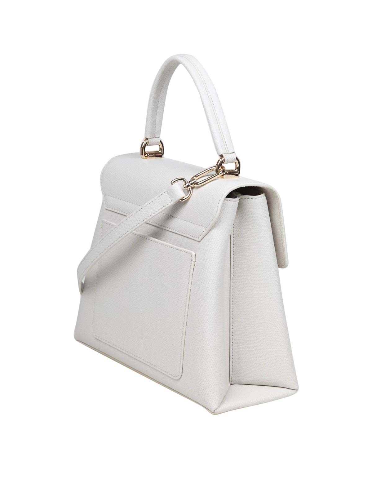 Shop Furla Leather Handbag In White