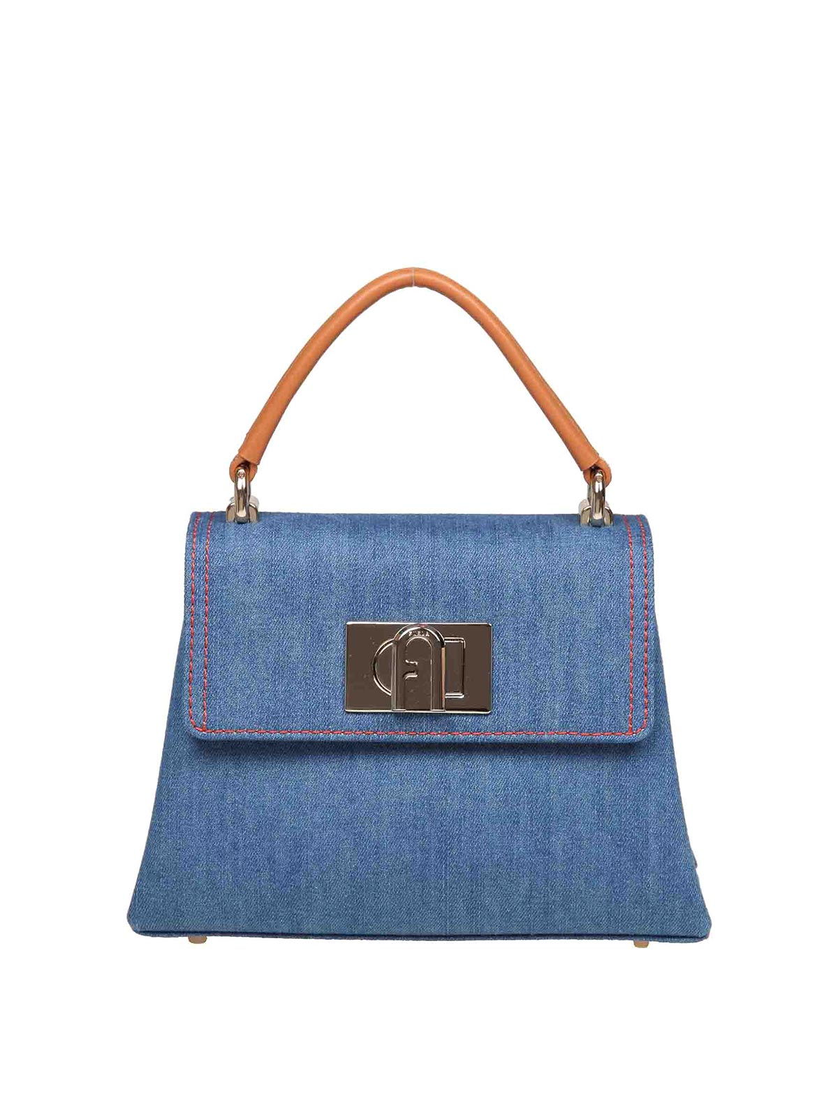 Shop Furla Mini Bag In Blue