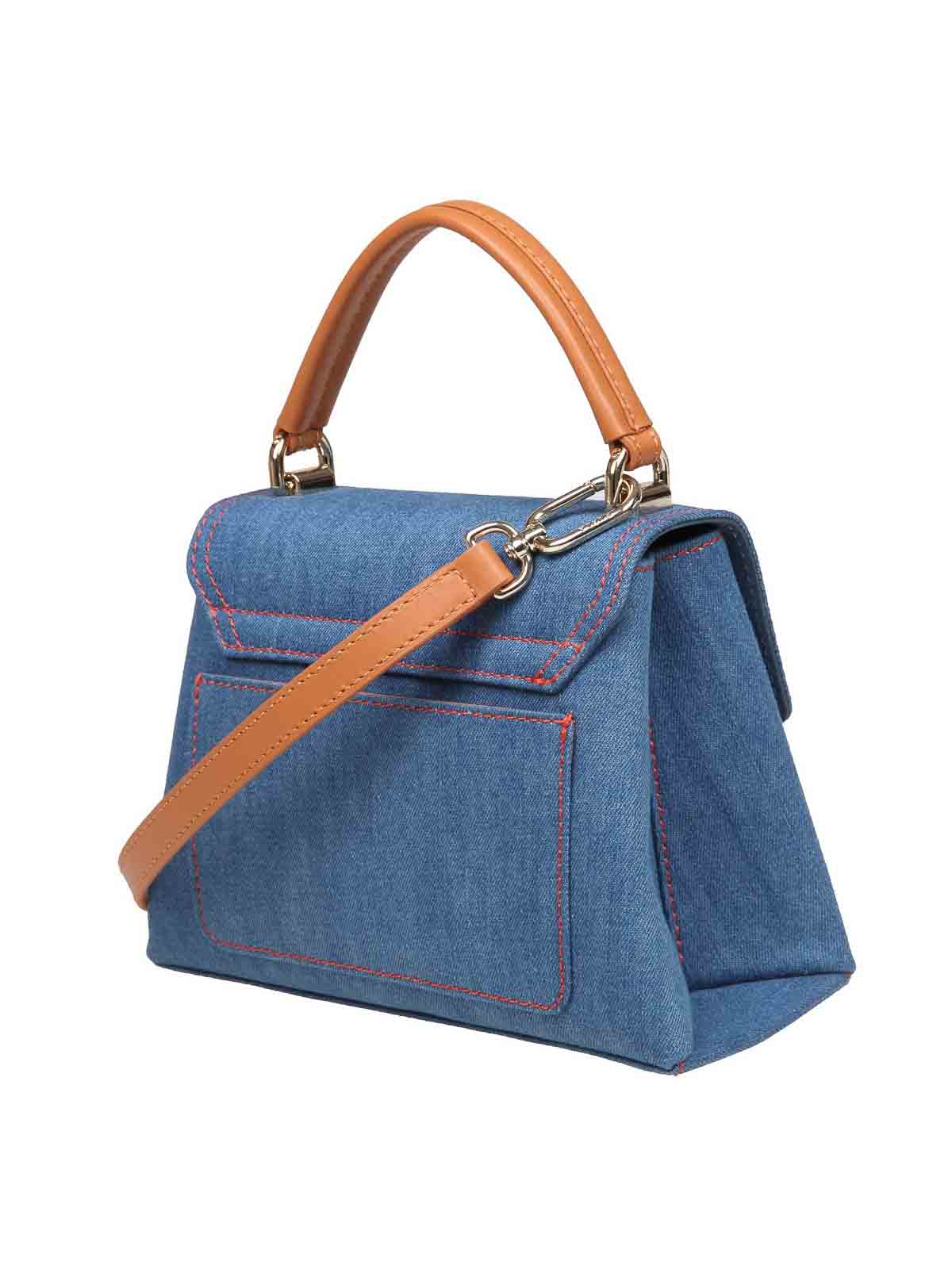 Shop Furla Mini Bag In Blue
