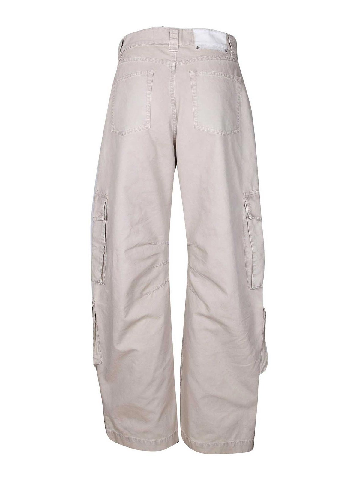 Shop Golden Goose Cargo Trousers In Beige