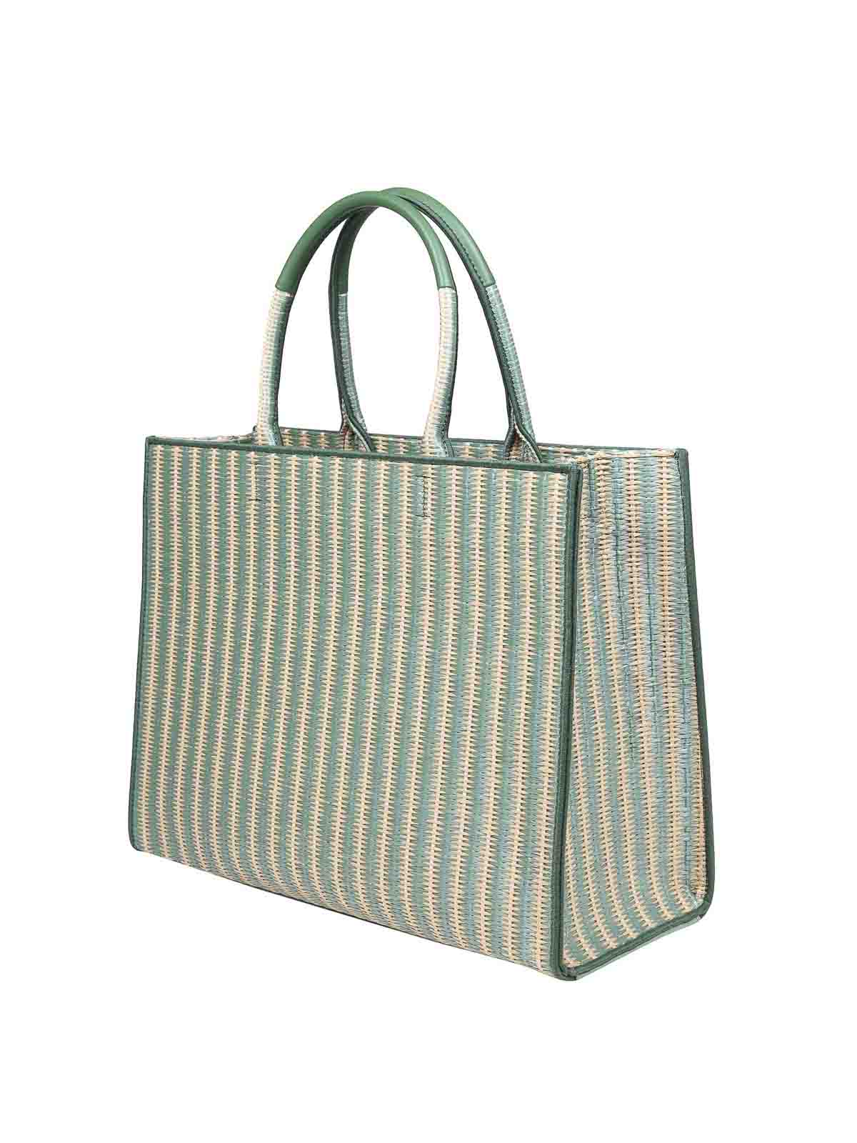 Shop Furla Shopping Hand Bag In Green