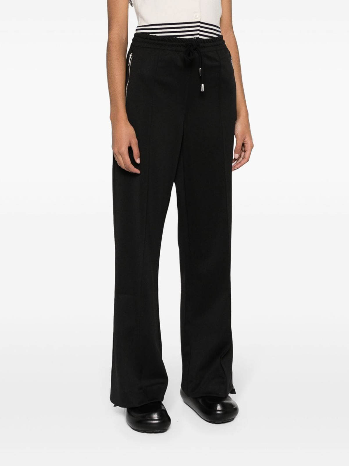 J.W. Anderson Bootcut track pants - Black - Women