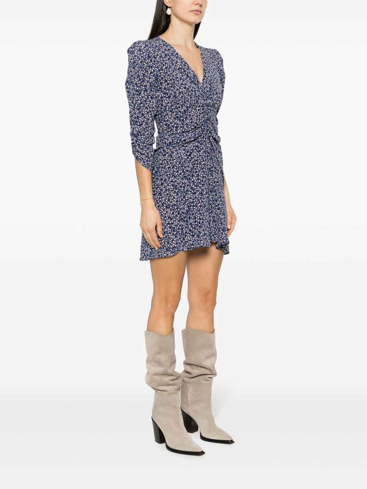 Isabel Marant Aliniza-gb dress - Blue - Women|RO0012FAA3J10I30BU