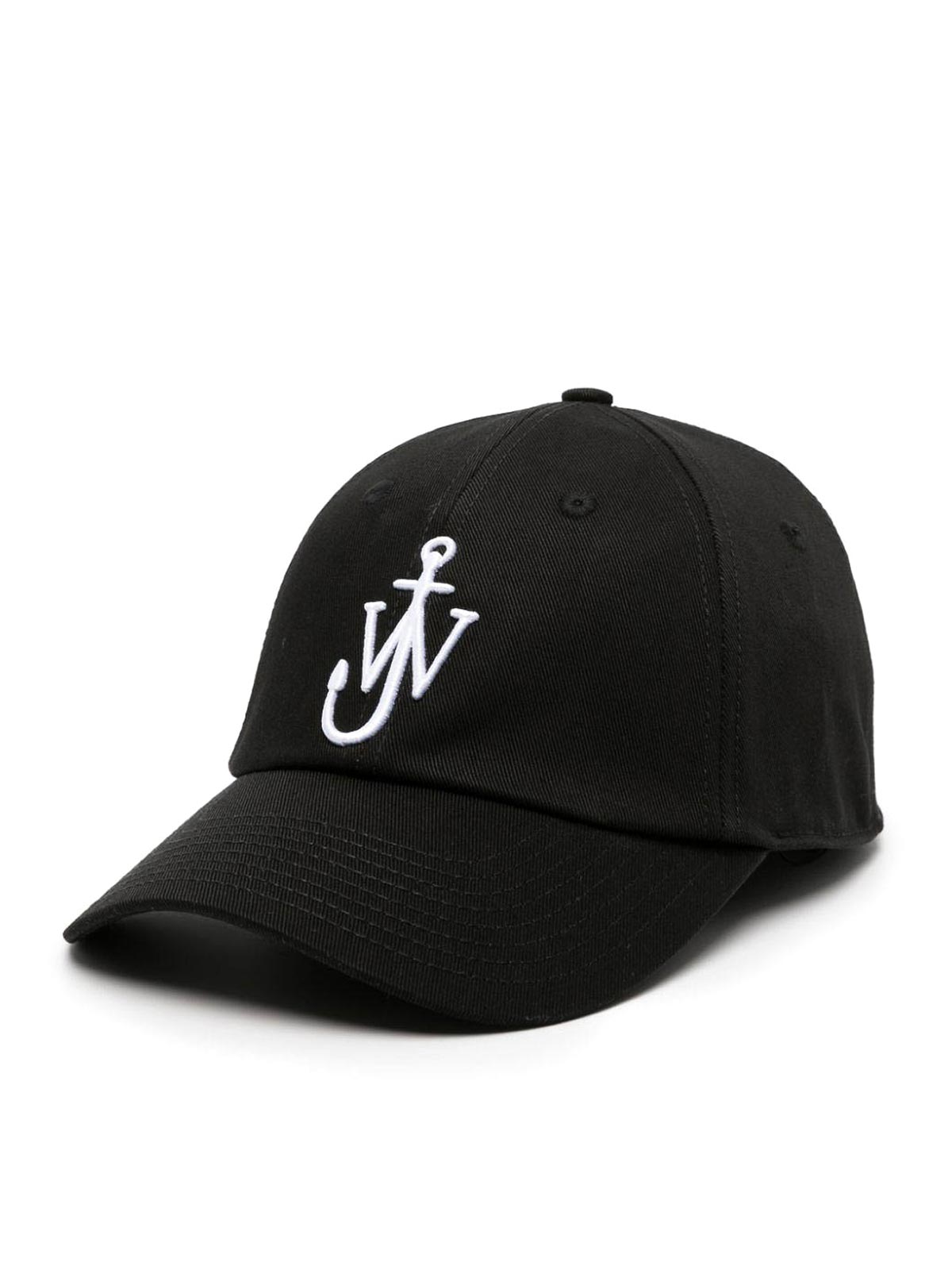 Jw Anderson Embroidered-logo Baseball Cap In Black