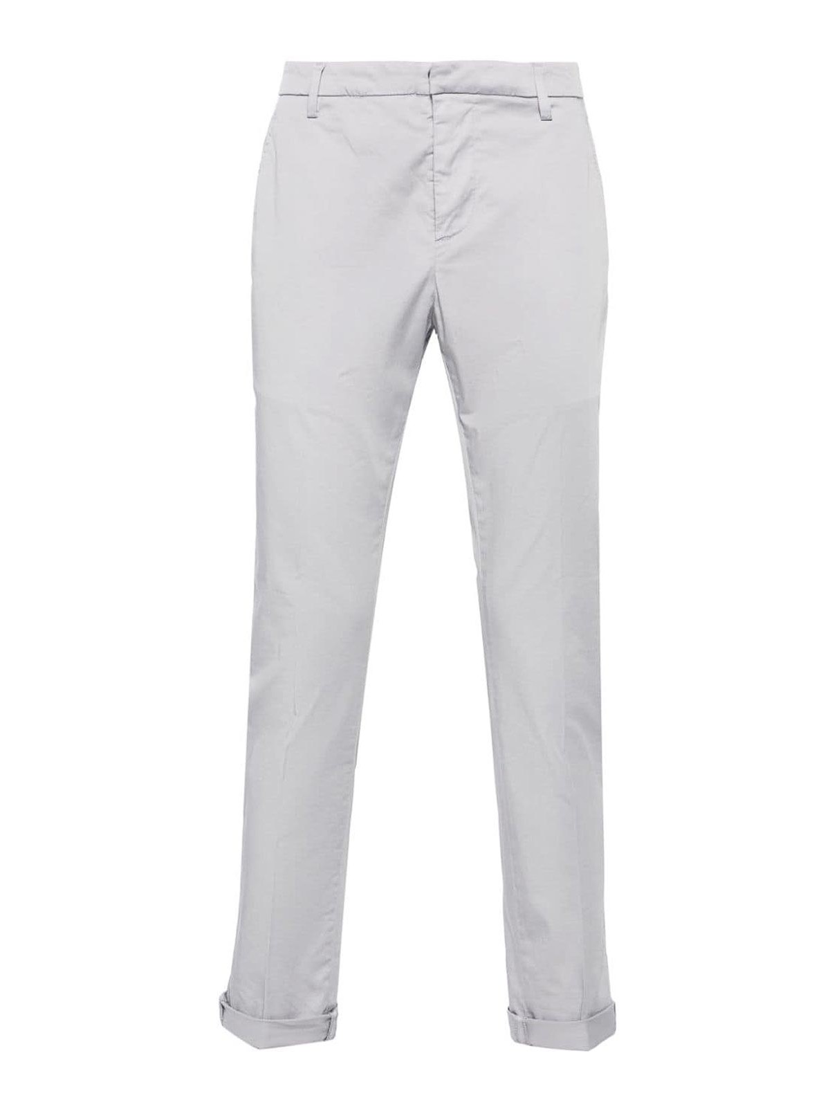 パンツ DONDUP PERFECT - Slim Fit Stretch Trousers Dondup Slim Fit Trousers - Grey - Men | UP235RSE036UPTDDU967