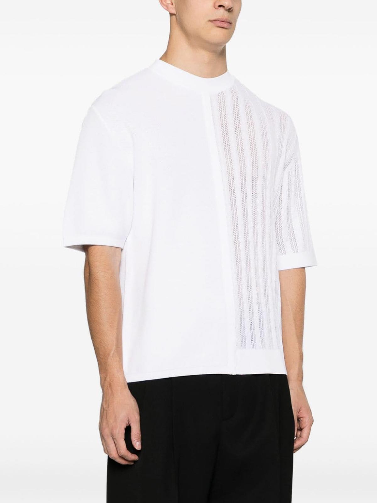 Shop Jacquemus Crewneck T-shirt In White