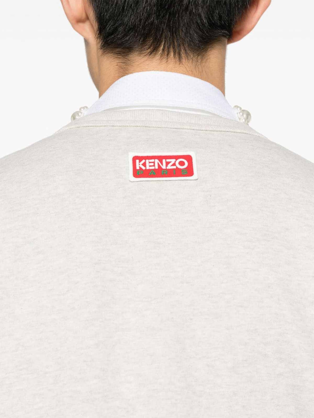 Shop Kenzo Sudadera - Gris In Grey