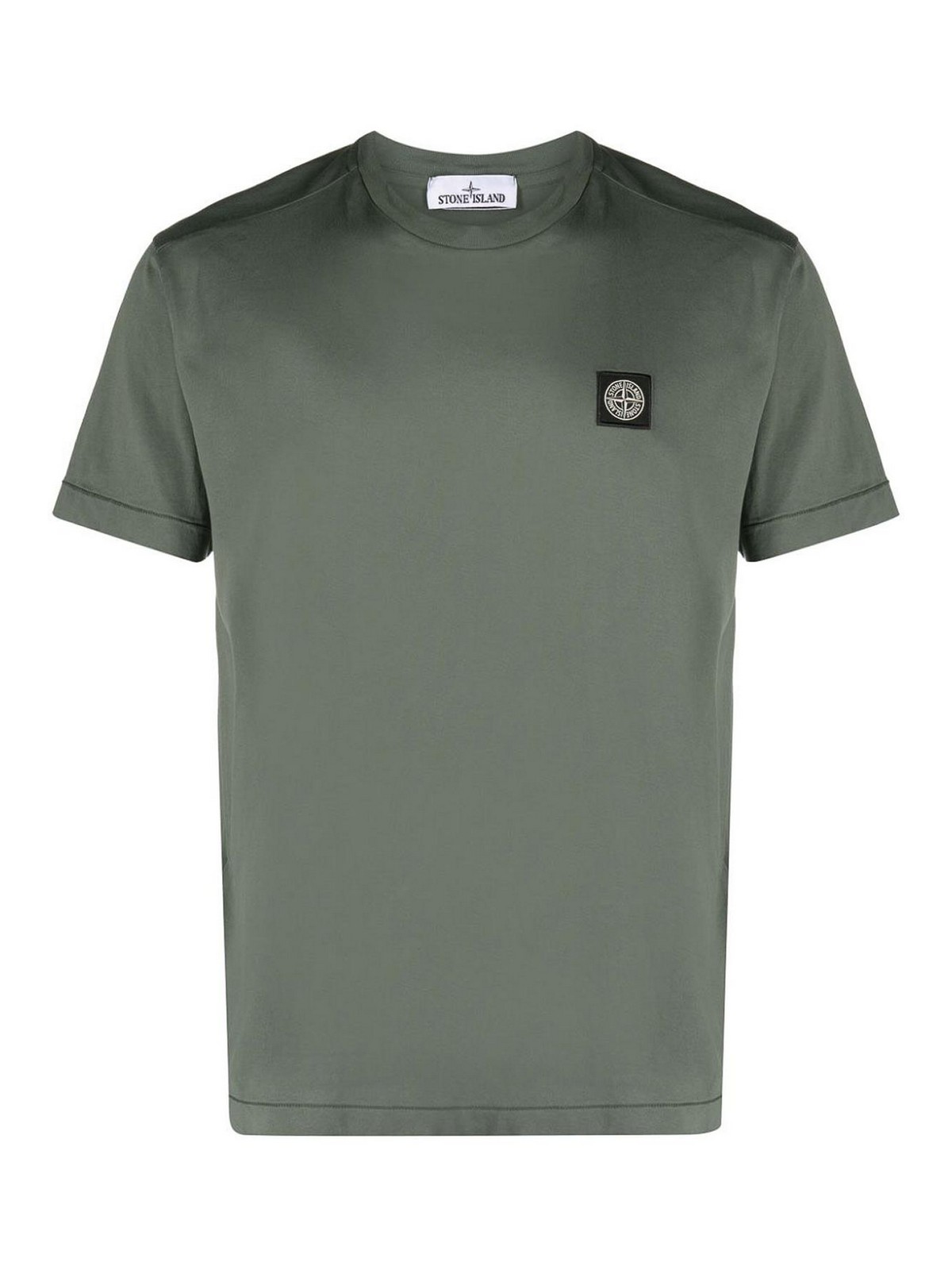 Stone Island T-shirt With Logo In Green