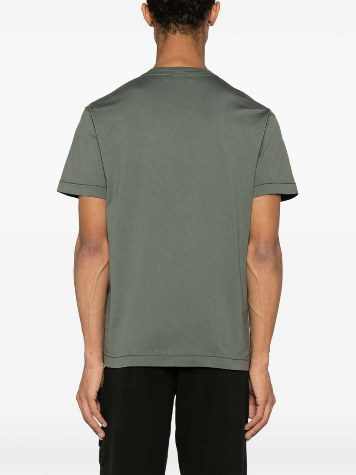 Shop Stone Island Camiseta - Verde In Green