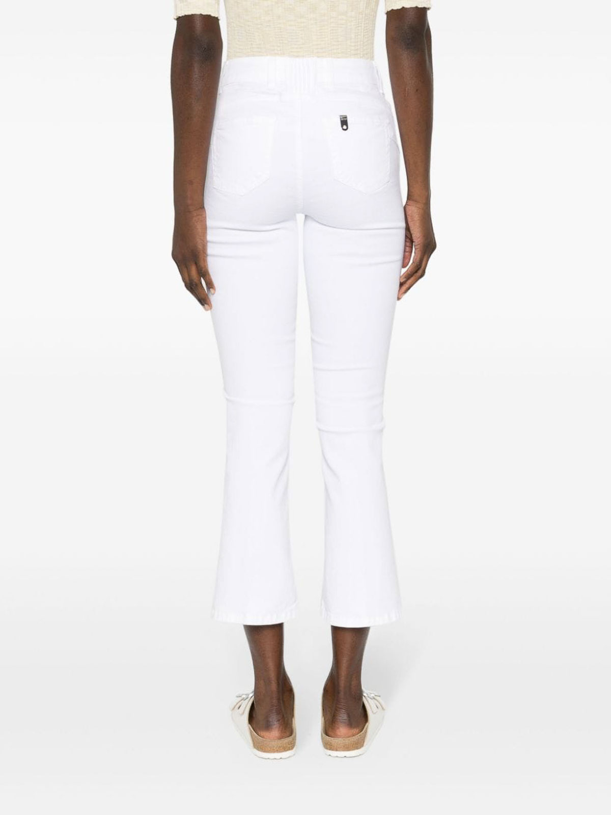 Shop Liu •jo Mid-rise Jeans In White
