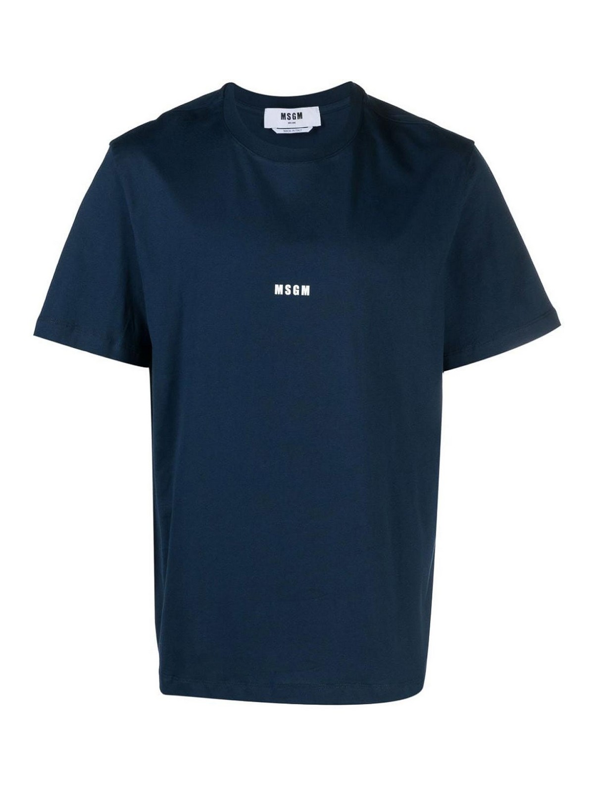 Shop Msgm Camiseta - Azul In Blue