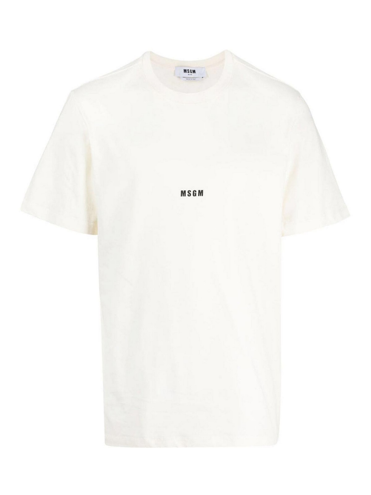 Shop Msgm Camiseta - Blanco In White