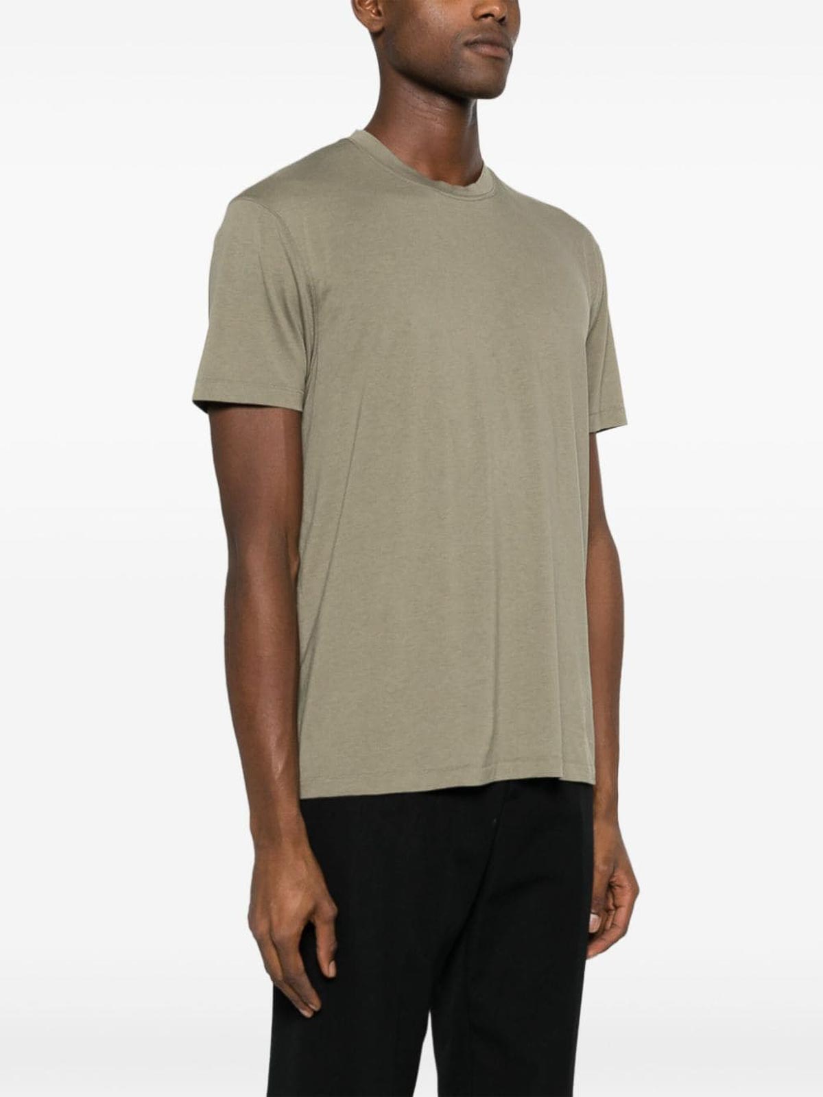 Shop Tom Ford Short Sleeve T-shirt In Green