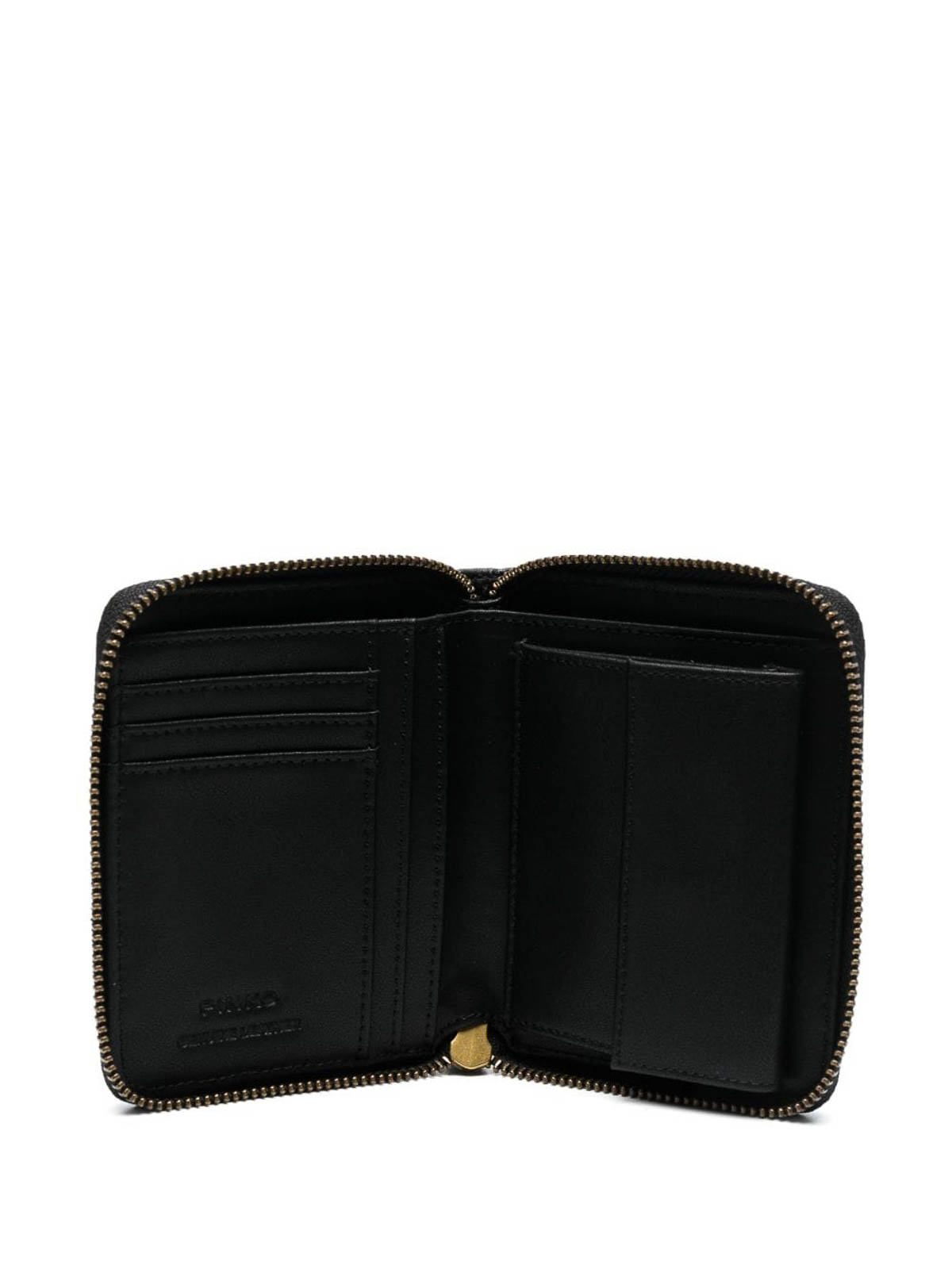 Shop Pinko Quilted Wallet In Black