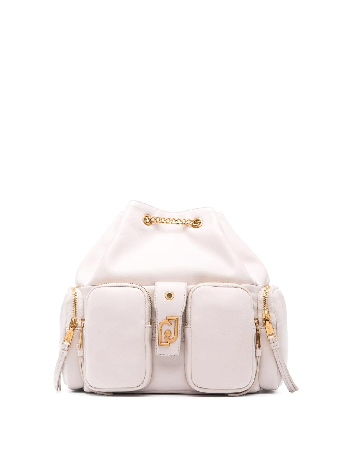 Shop Liu •jo Backpack Logo In White