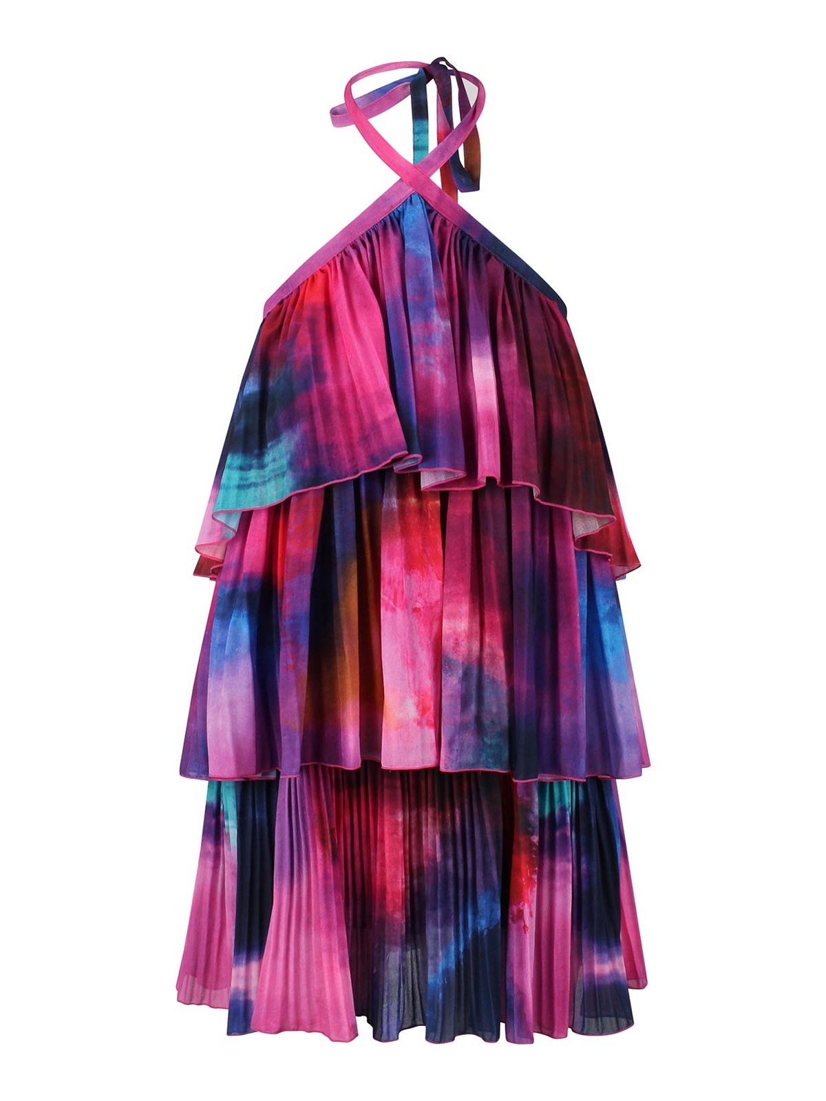 Shop L'idée Woman Falda Semilarga - Multicolor In Multicolour
