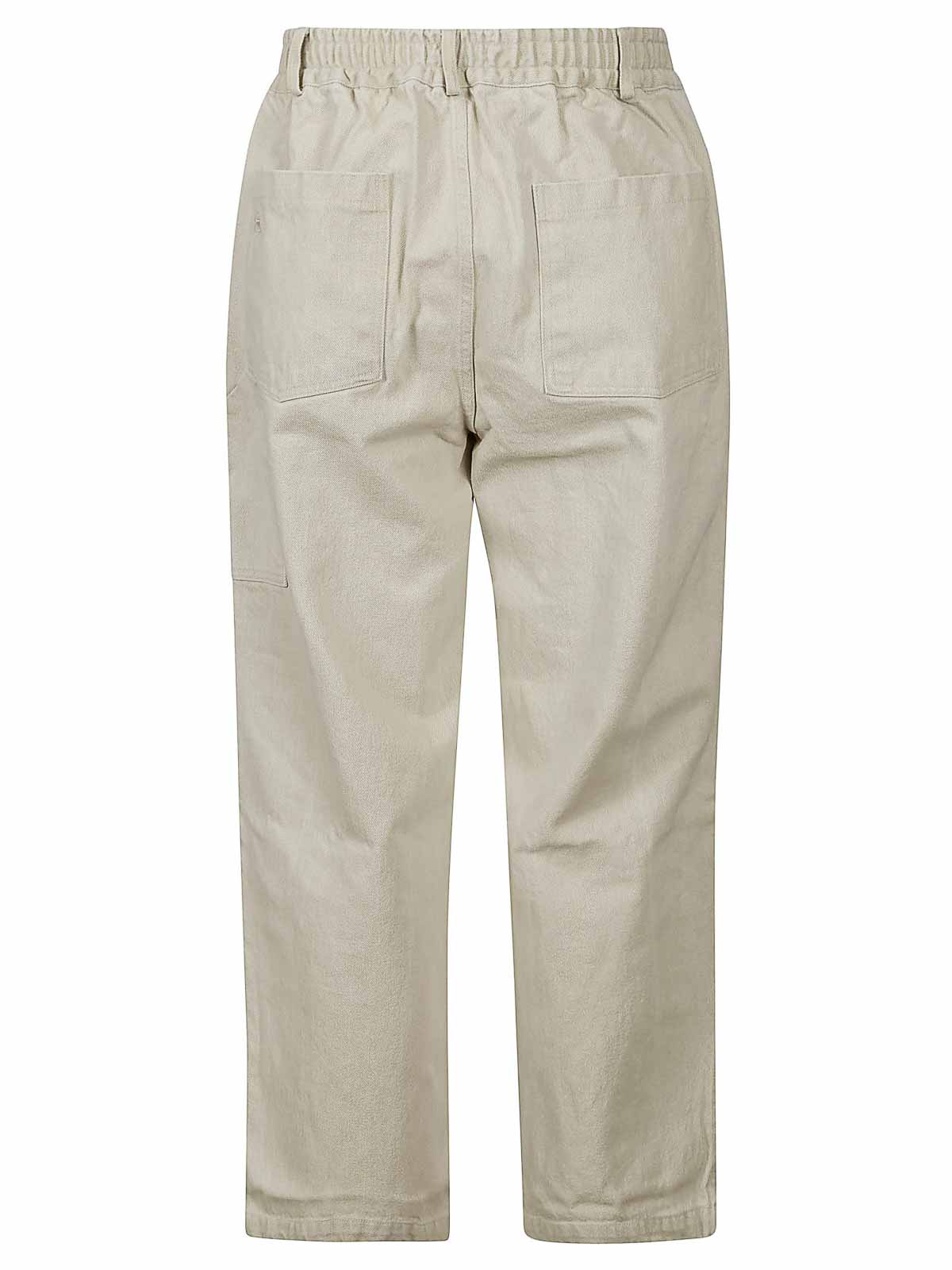 Shop Kappy Oversize Pants In Cream