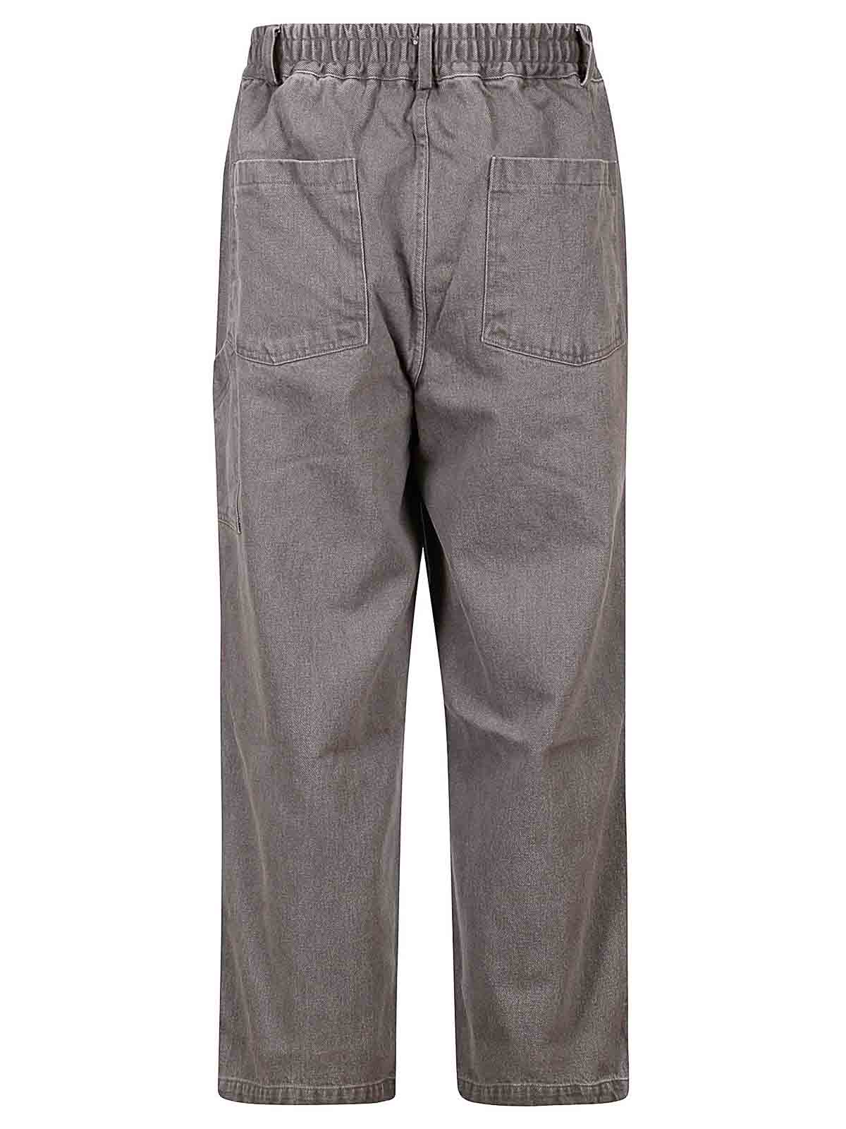 Shop Kappy Oversize Pants In Grey