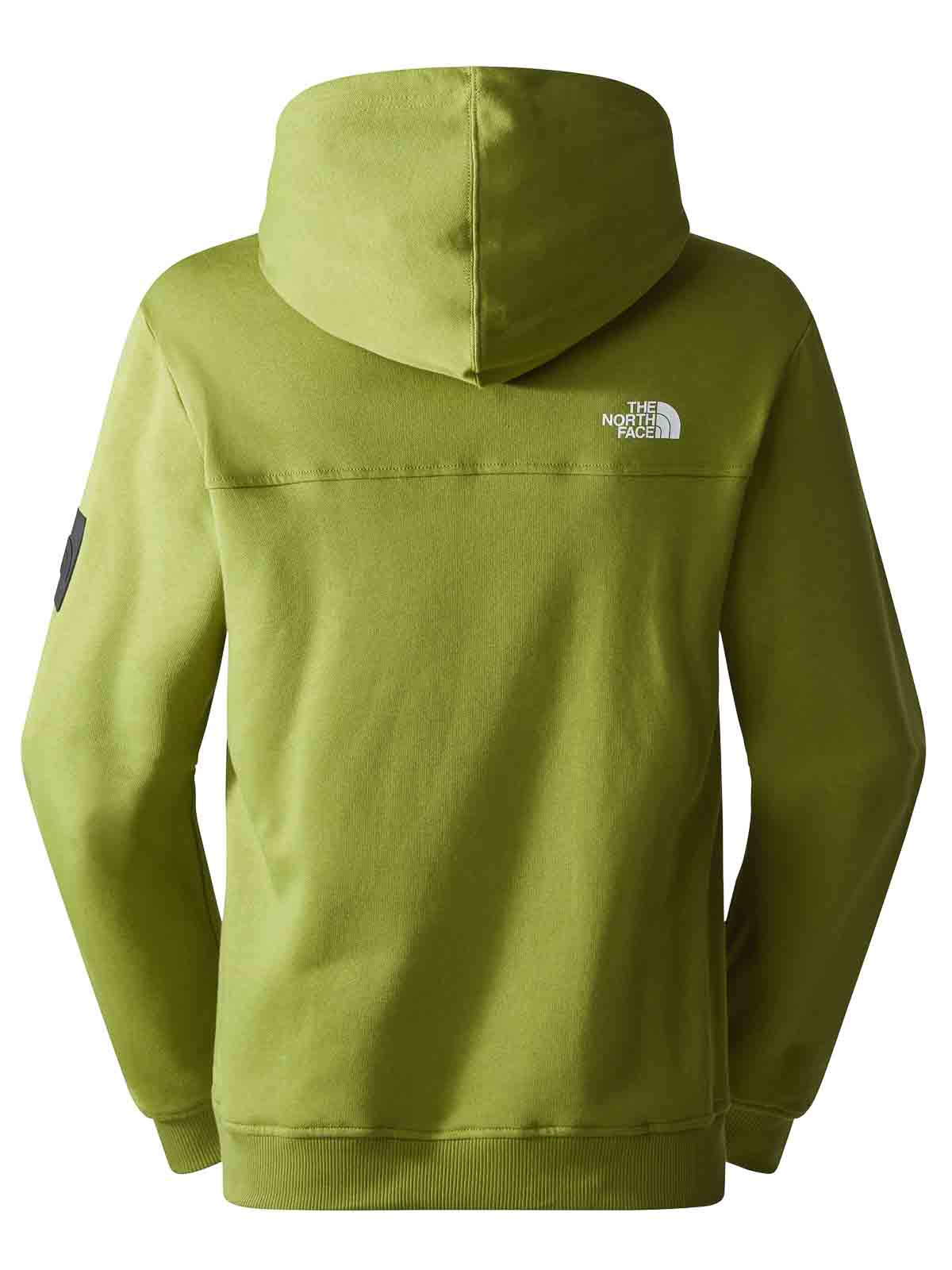 Shop The North Face M Fine Alpine Hoodie In Green