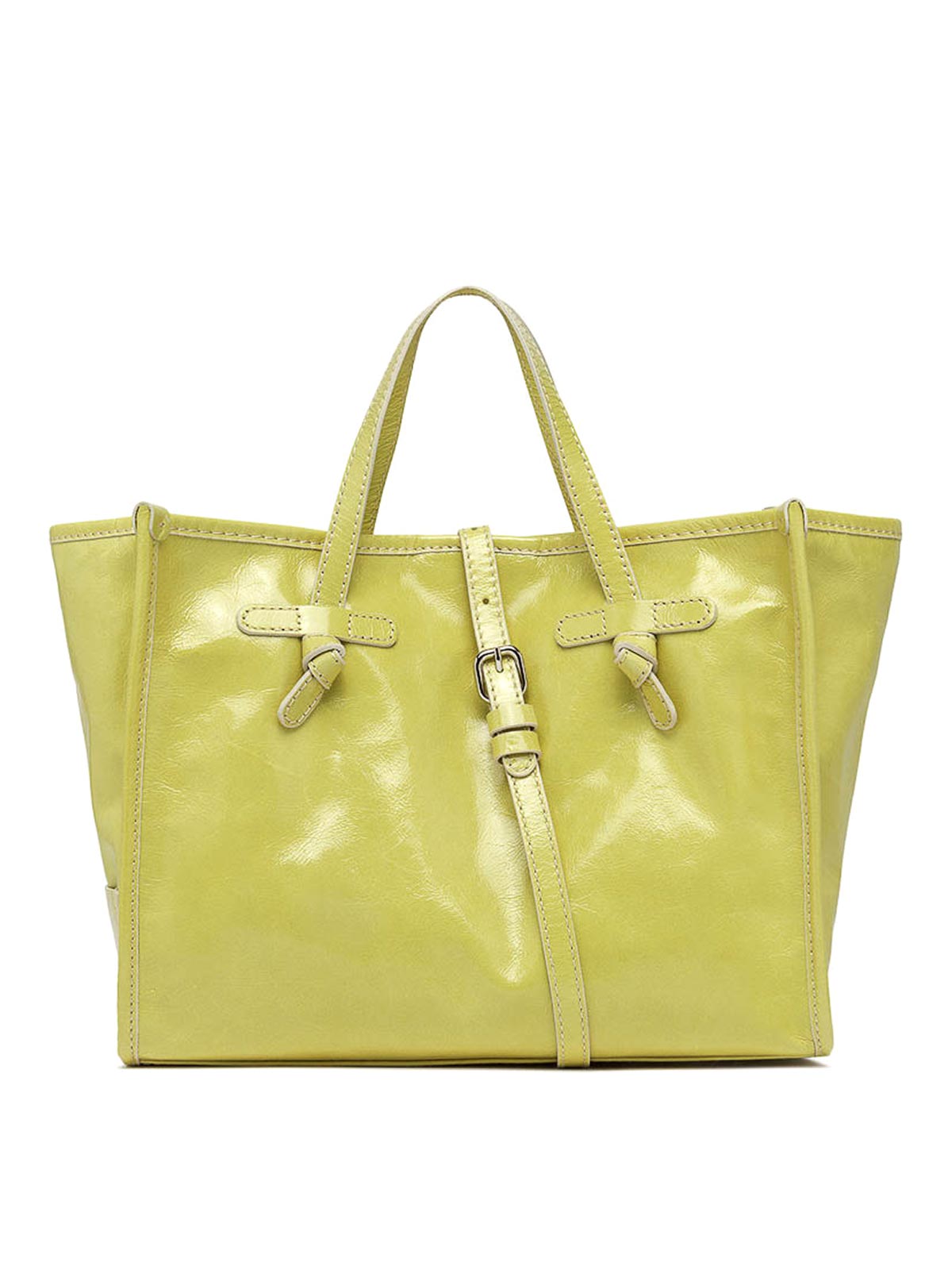 Shop Gianni Chiarini Bag Marcella In Yellow