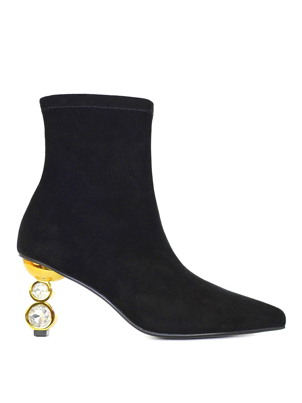 Shop Kat Maconie Boots Ankle In Gold