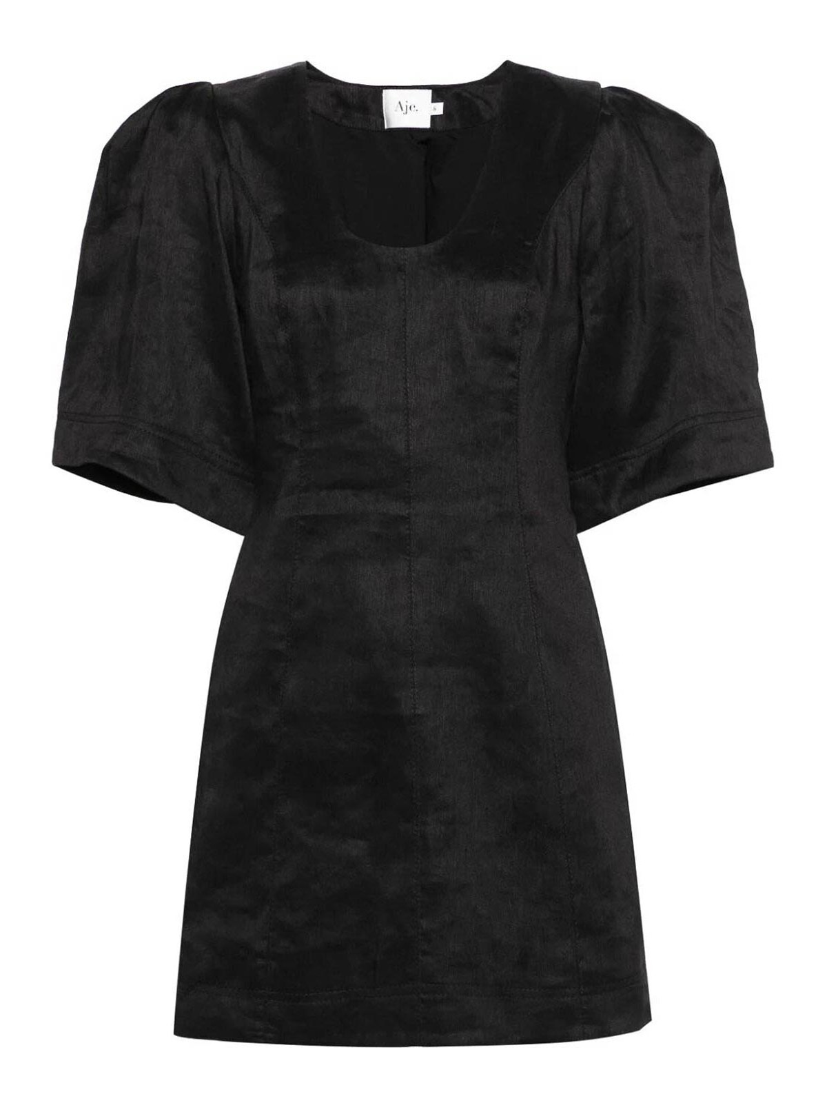 Shop Aje Hunter Twisted Mini Dress In Black