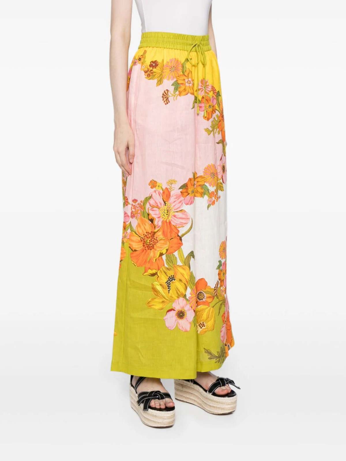 Shop Alemais Silas Pant In Yellow