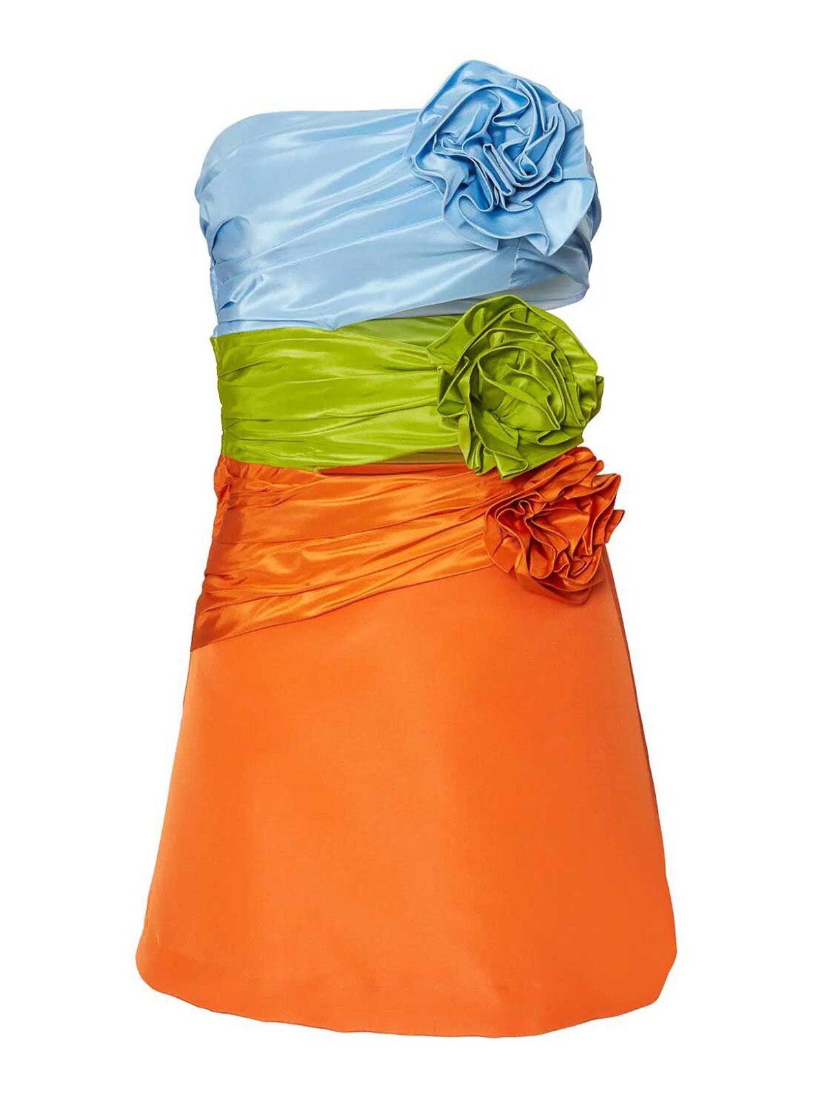 Shop Carolina Herrera Cut Out Strapleess Dress In Light Blue