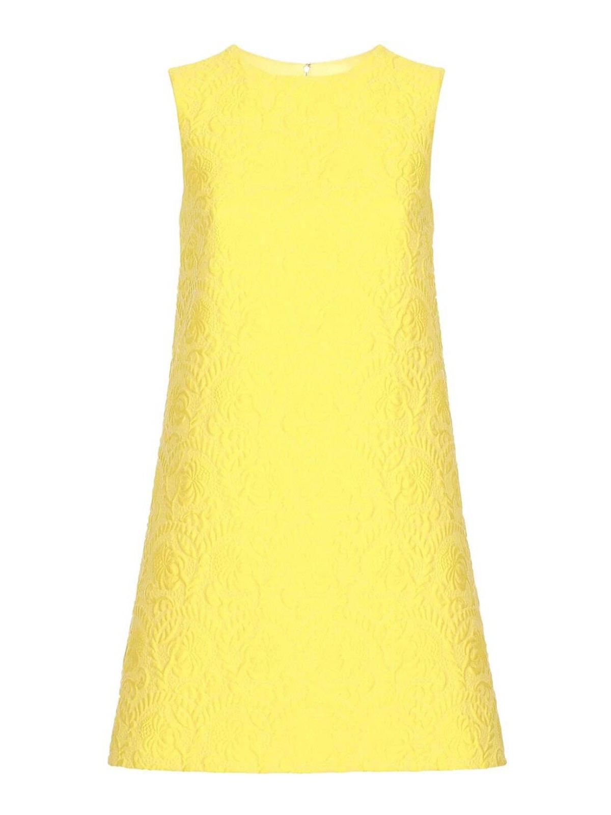 Shop Dolce & Gabbana Vestido Corto - Amarillo In Yellow