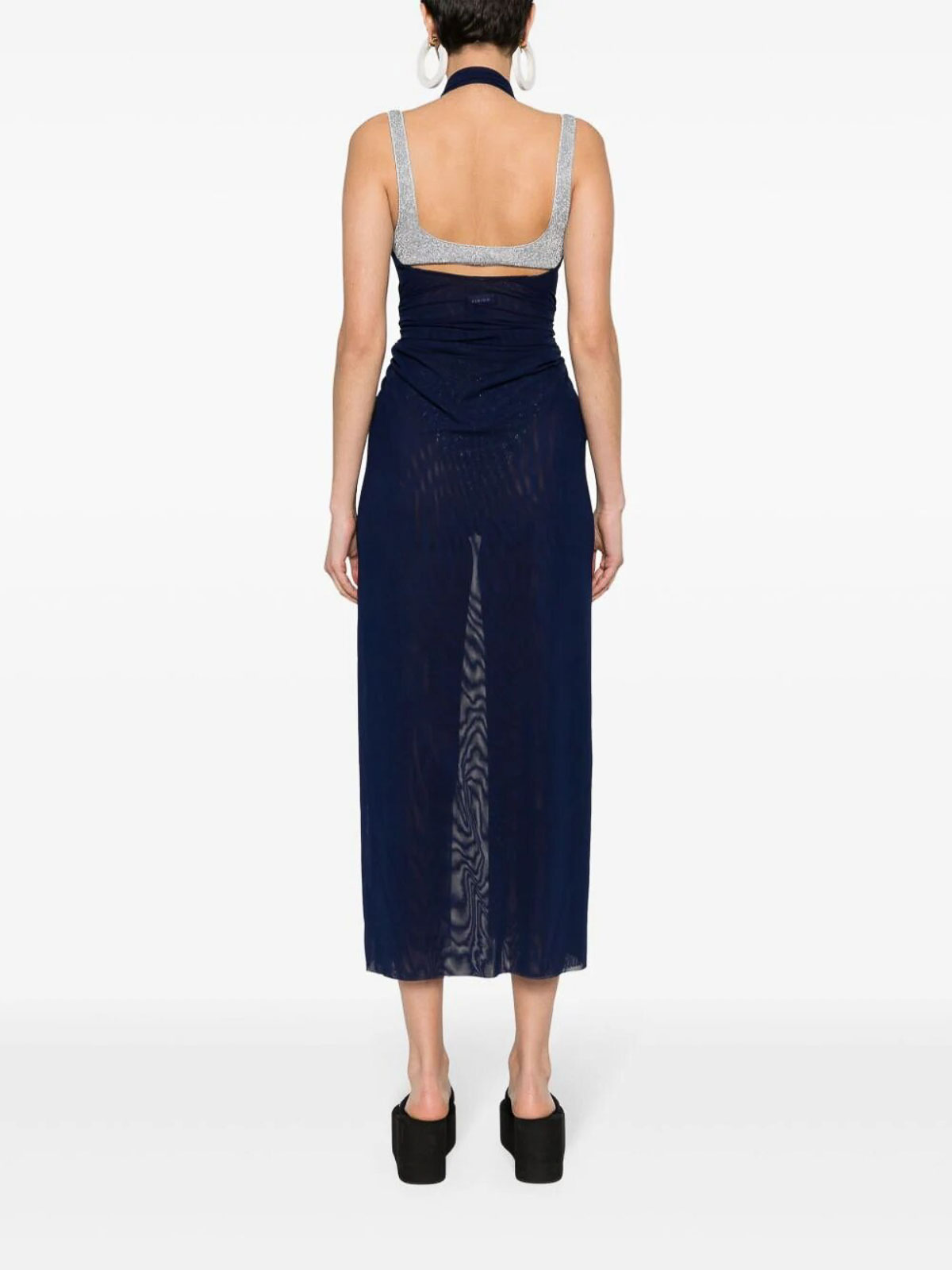 Fisico Backless Dress - Blue - Women|FV81L0F0602