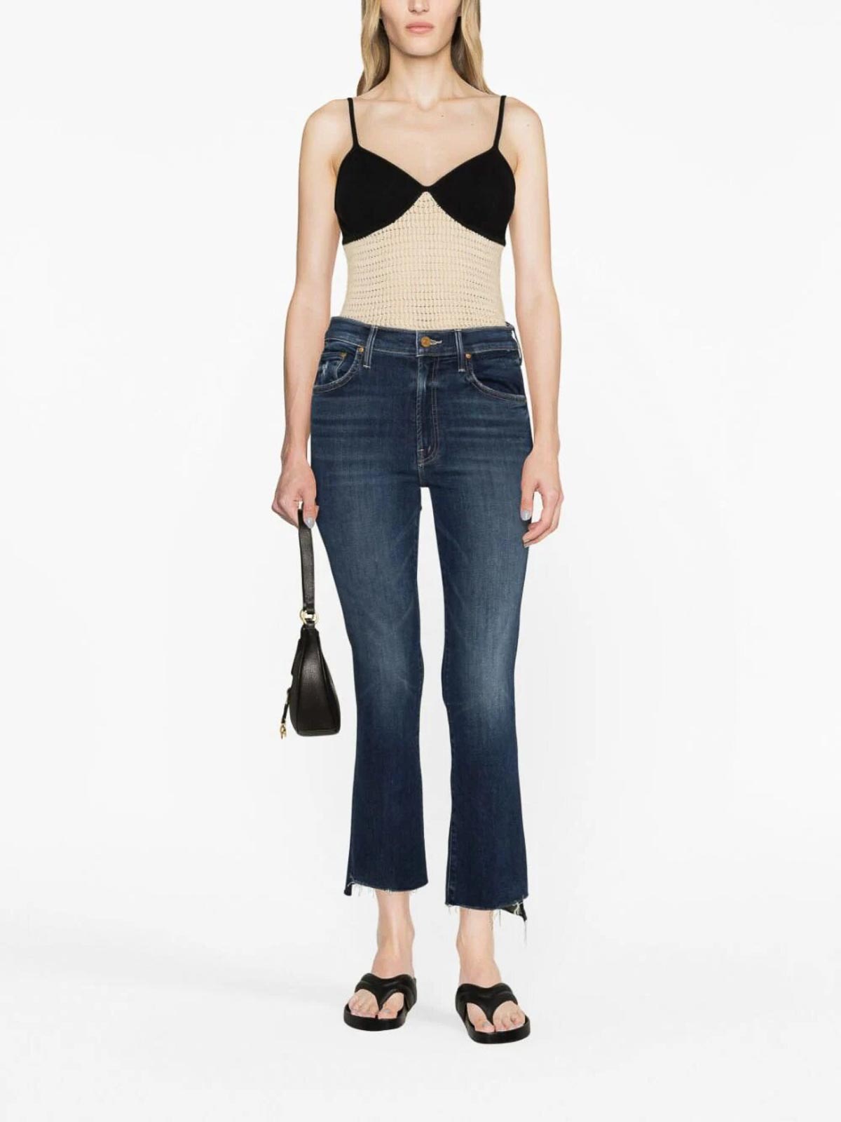Shop Mother Straight Leg Jeans In Blue