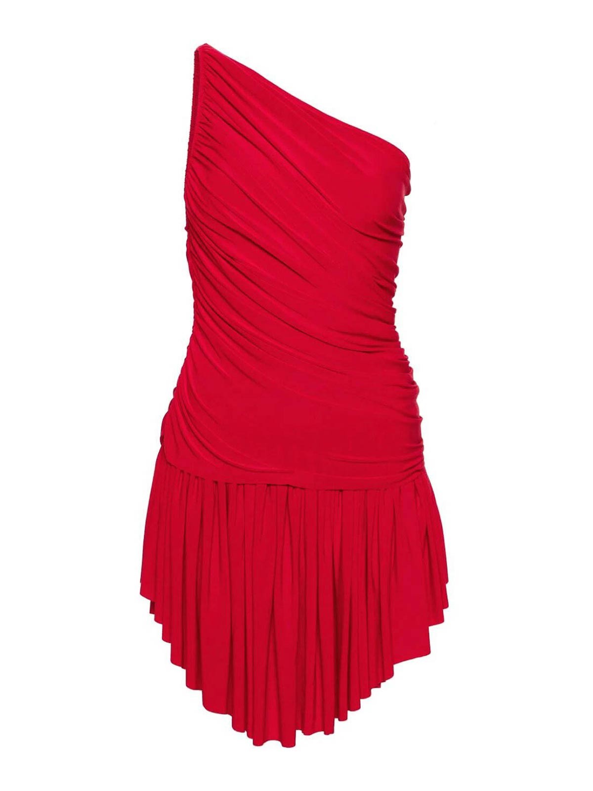 strapless open back dress Norma Kamali Marissa Wide Slit Gown