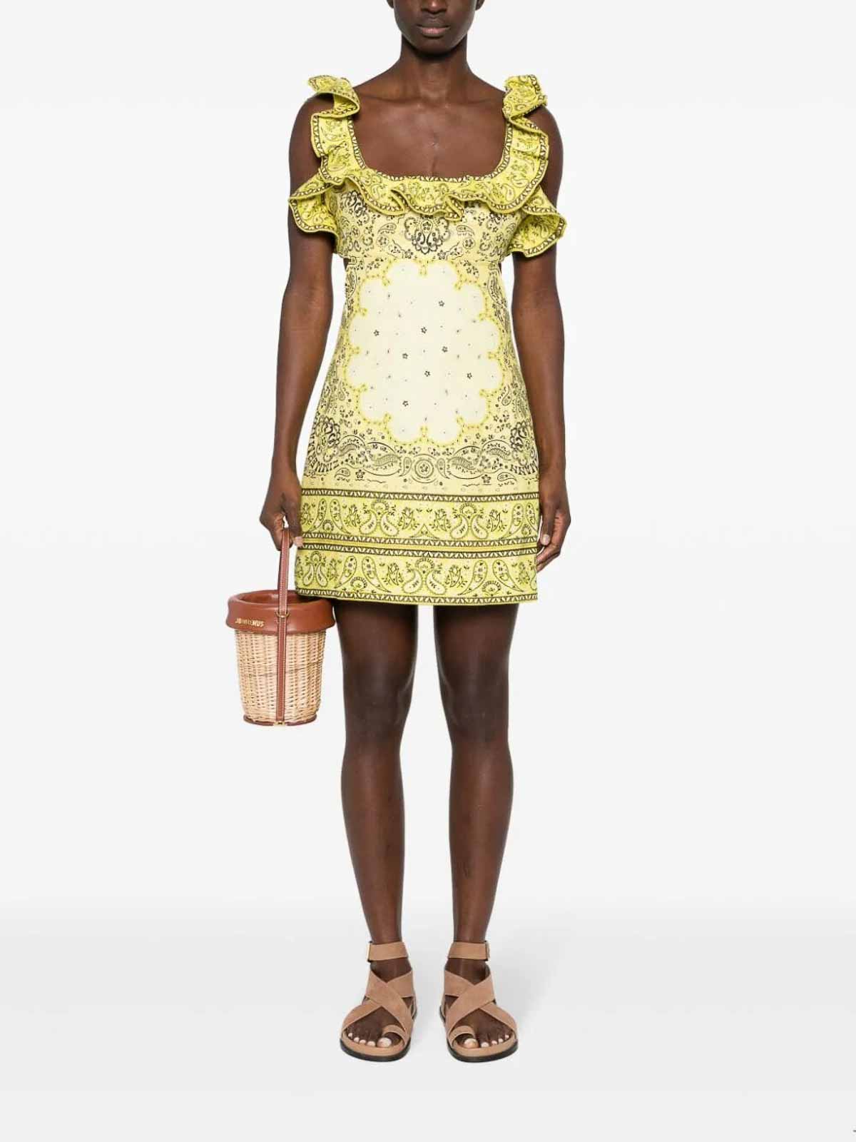 Shop Zimmermann Matchmaker Frilled Mini In Yellow