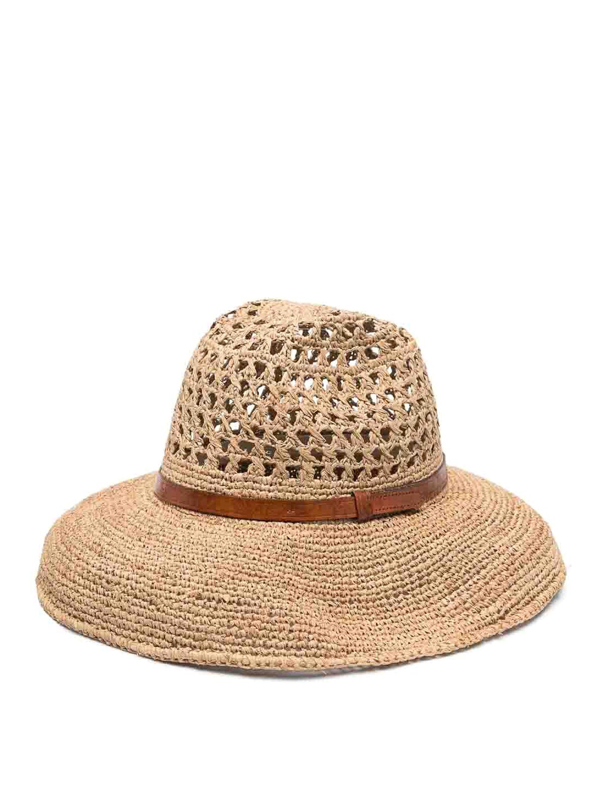 Ibeliv Peforated Hat In Brown