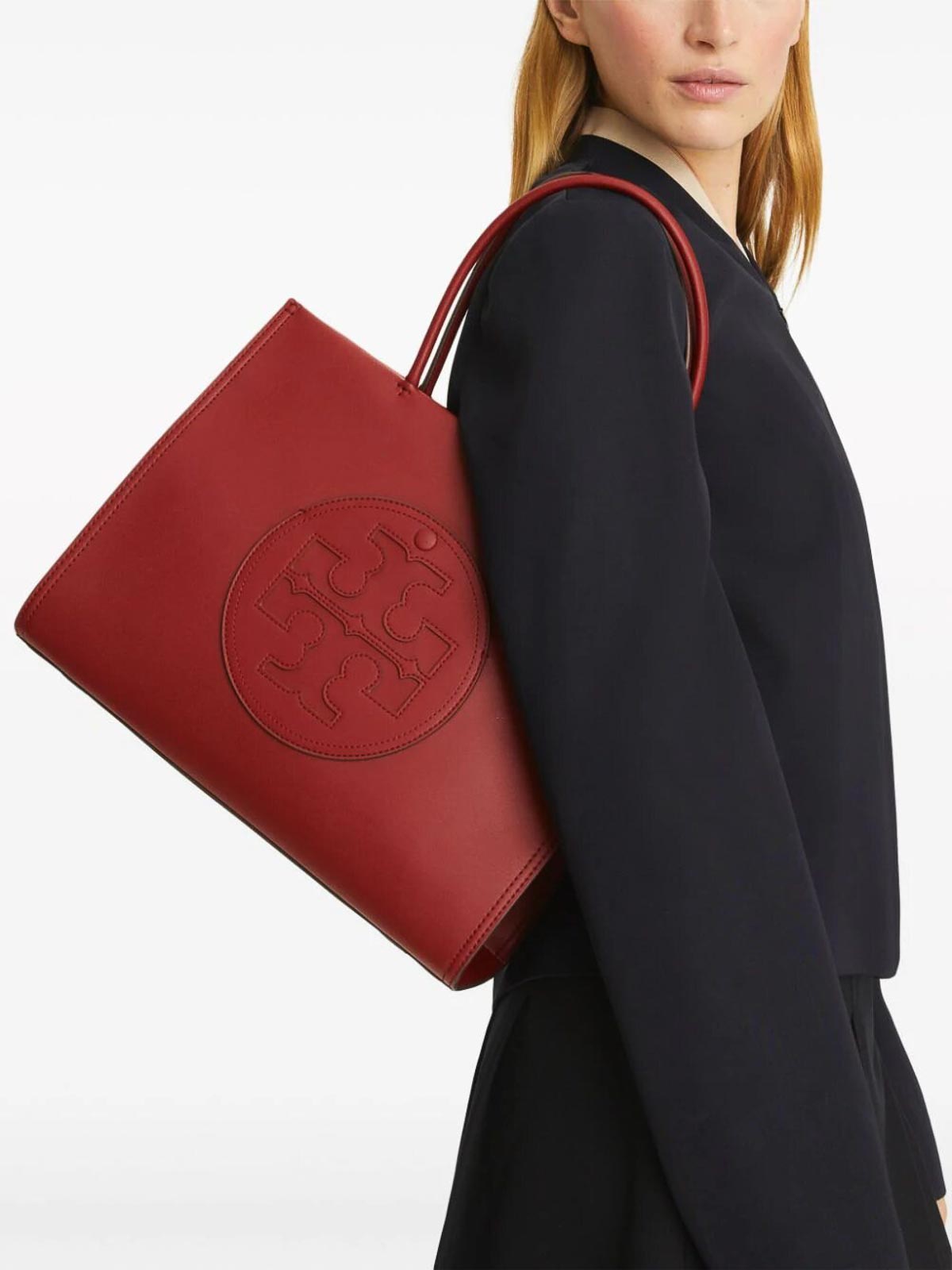 Tory burch ella tote red sales