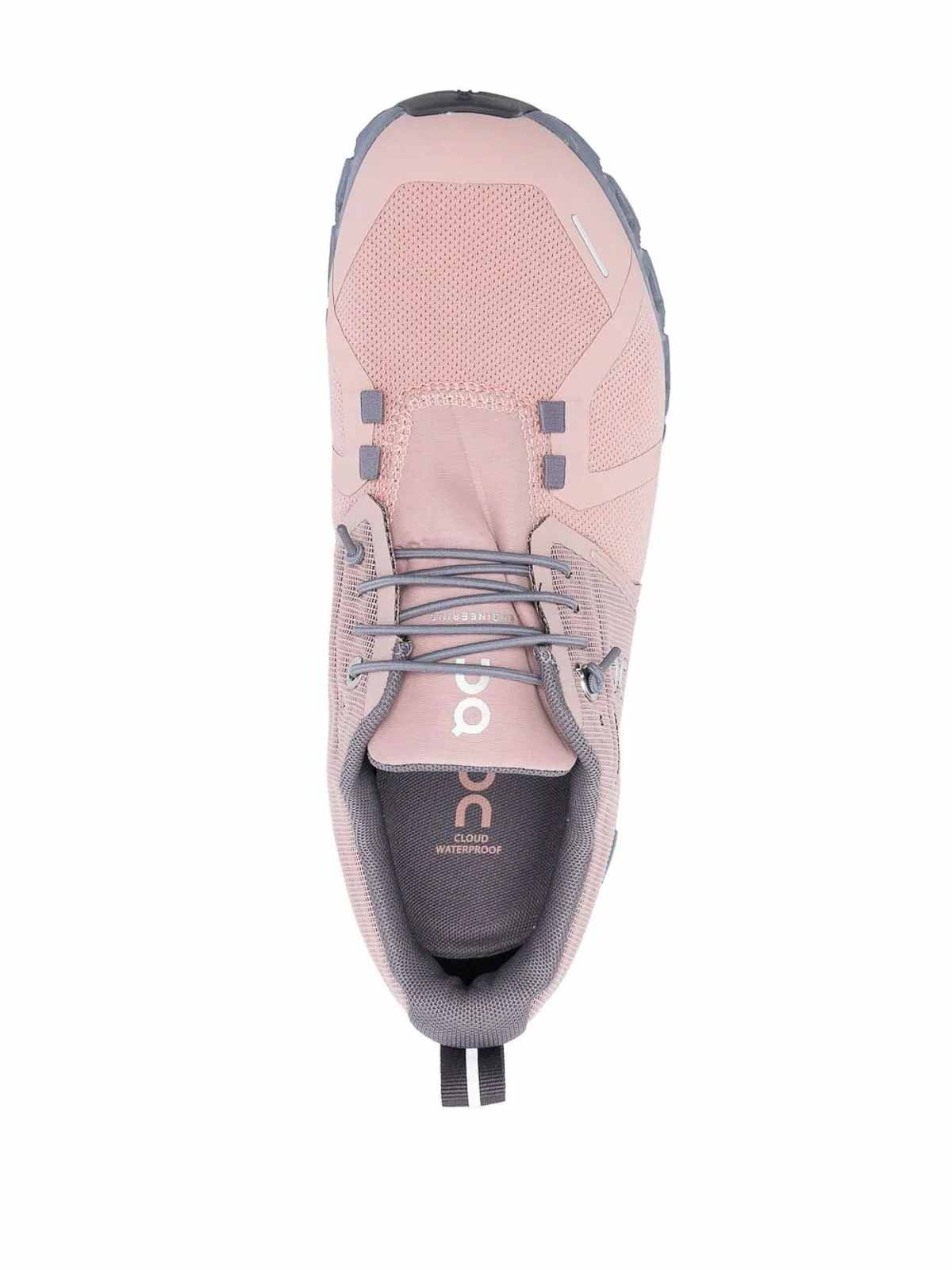 Shop On Running Lace Up Sneakers In Nude & Neutrals