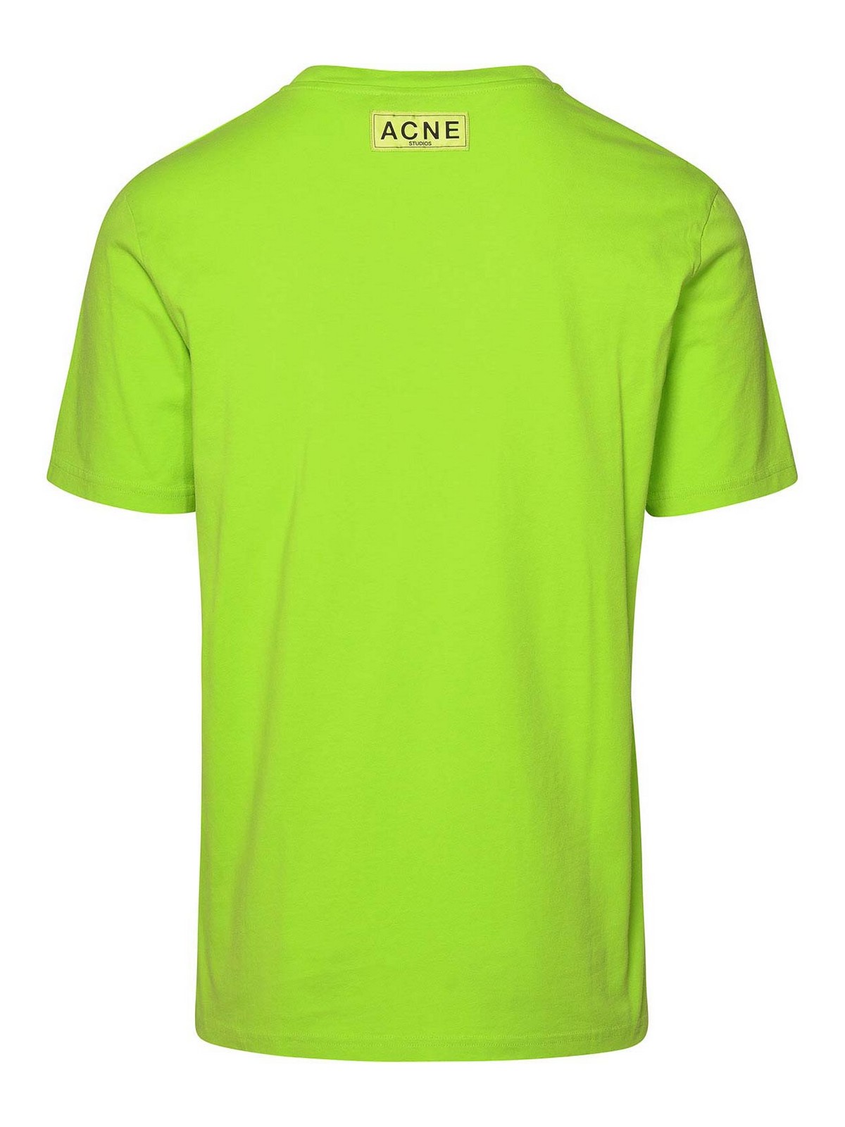 Shop Acne Studios Green Cotton T-shirt